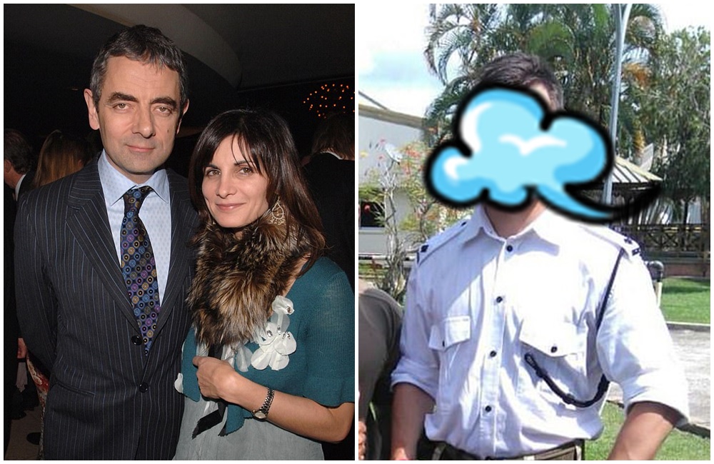 英國演員「豆豆先生」和兒子班傑明艾金森長得十分相似。（翻攝自dailymail）