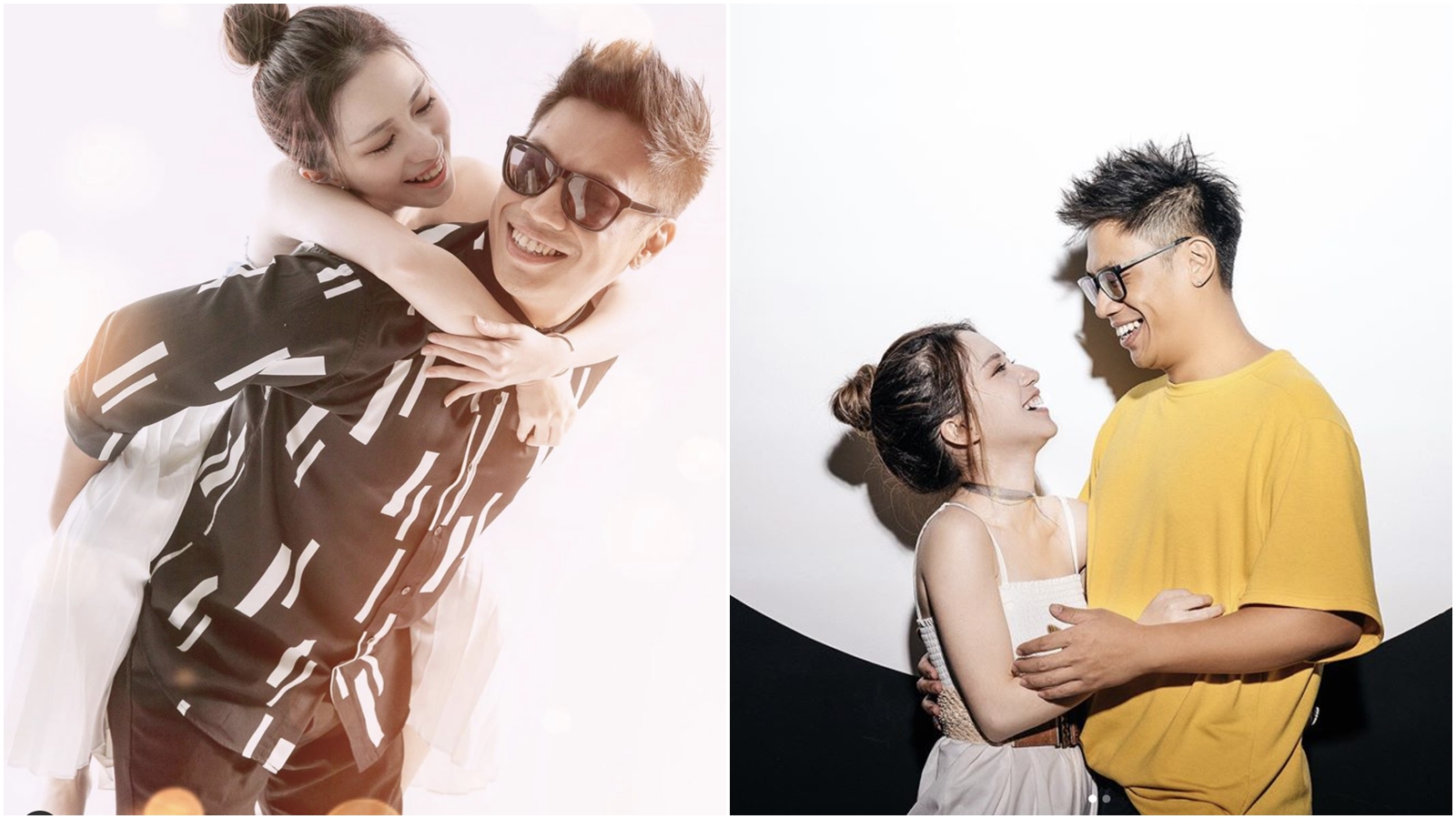 以《街頭邱比特》聞名的黑男與小自己12歲的混血美女交往，引發議論。（翻攝IG）