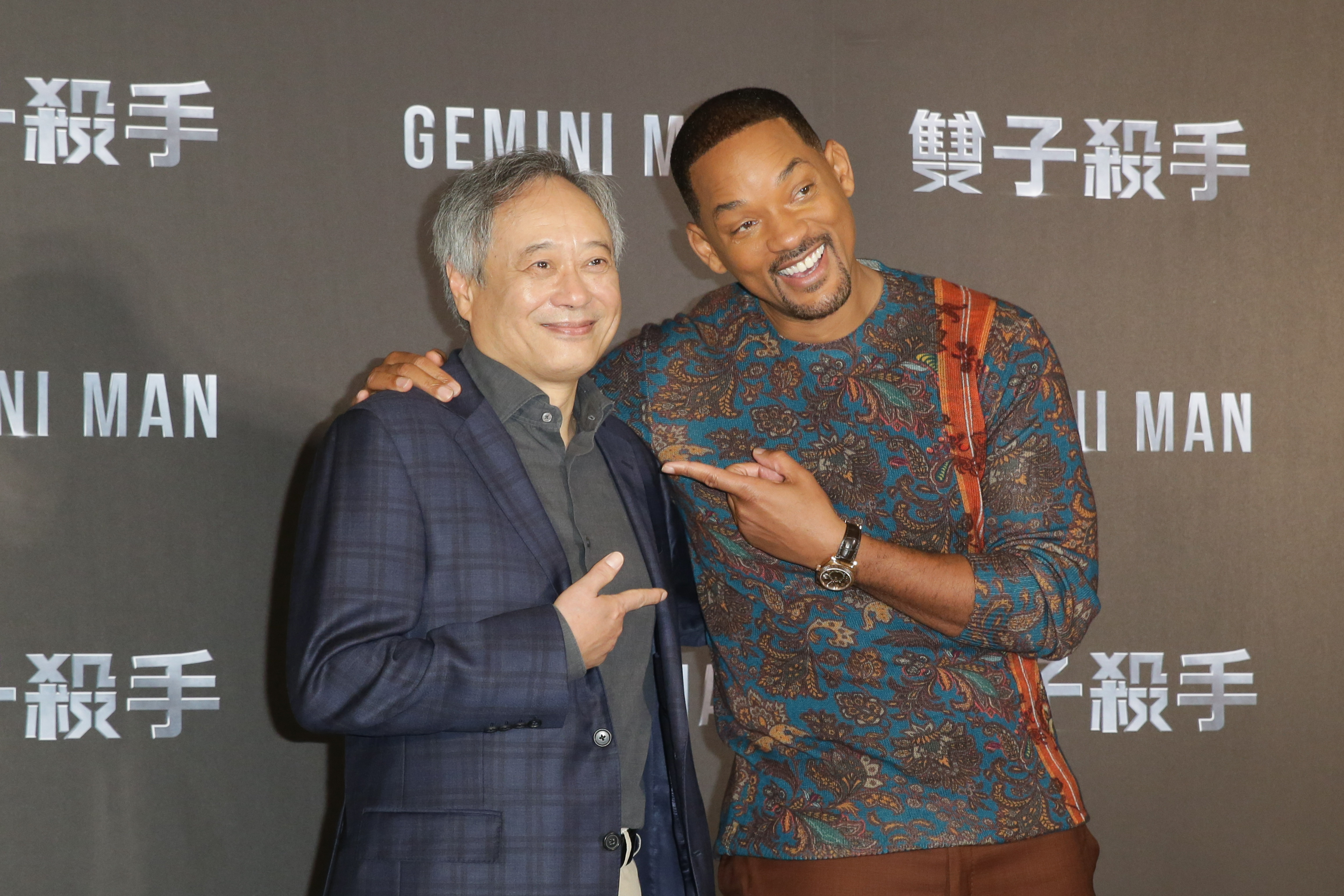 李安和威爾史密斯在記者會上相互稱讚，讓記者會既熱鬧又開心。