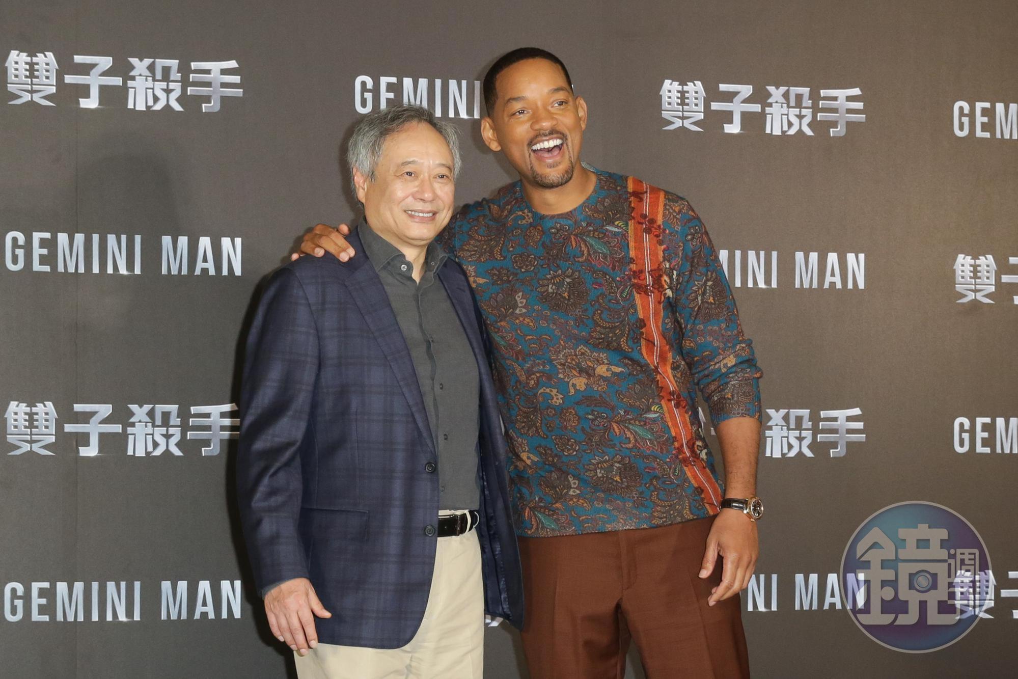 威爾史密斯和李安第一次合作，但兩人的兒子都出來拍戲，讓他們很多話聊。