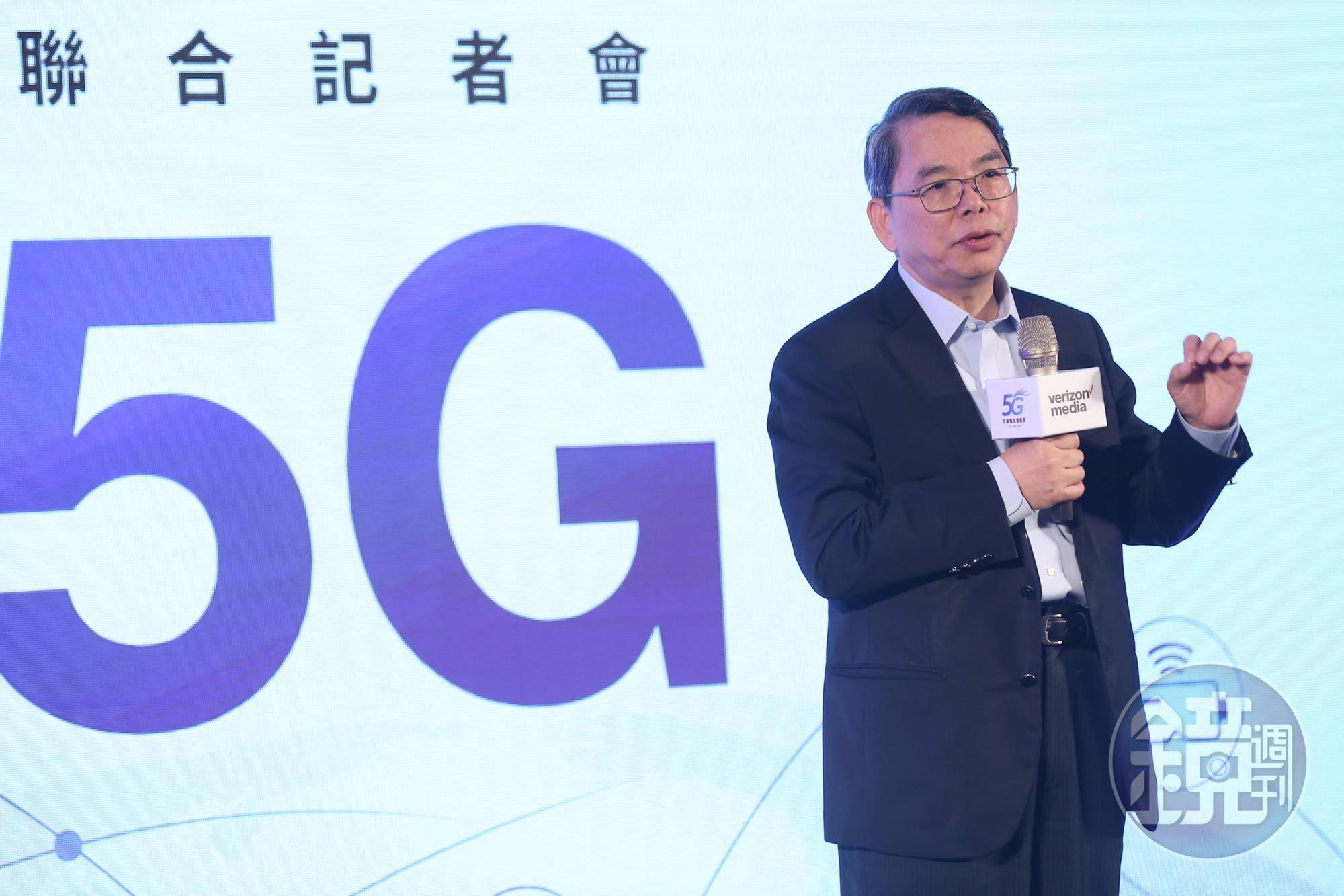 中華電信5G領航隊共同執行長暨中華電信執行副總經理林國豐。