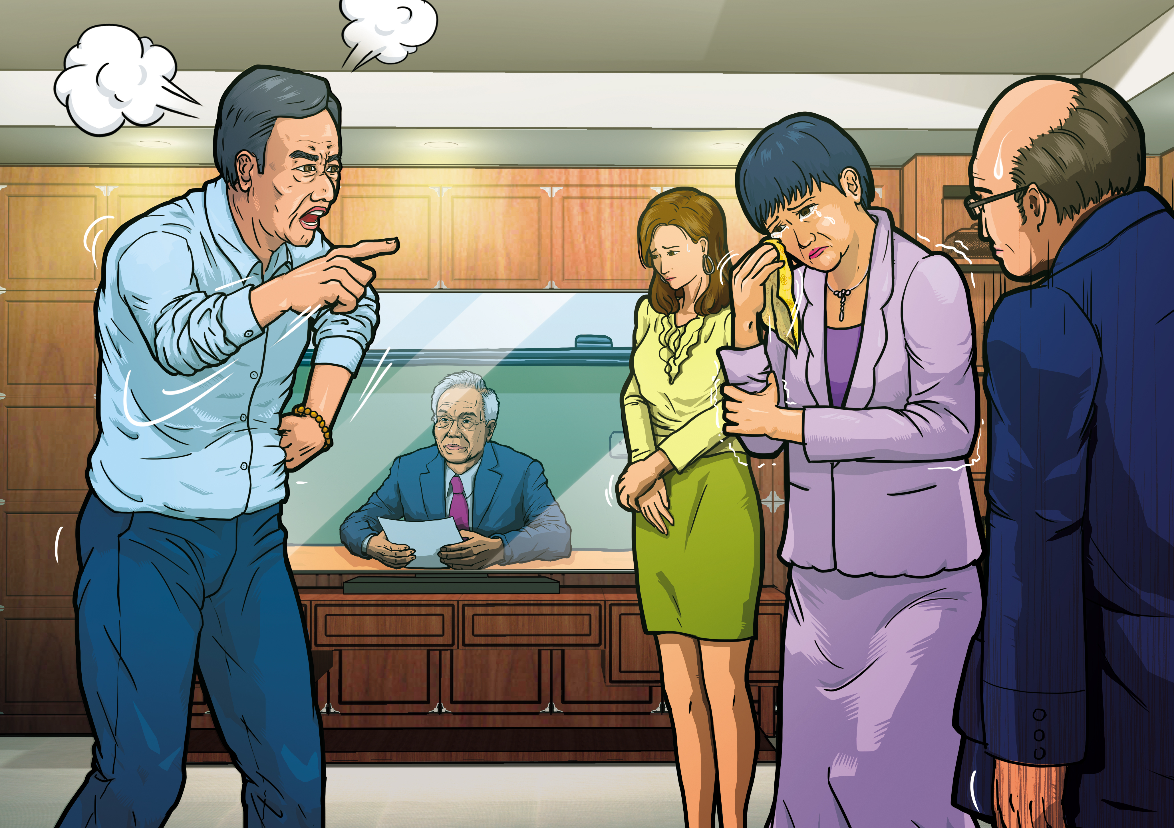 郭台銘在信義富邦家中召開7小時會議，除黃秋蓮被罵哭外，鴻海準發言人汪用和也因遲到遭郭董警告。（圖為示意畫面）