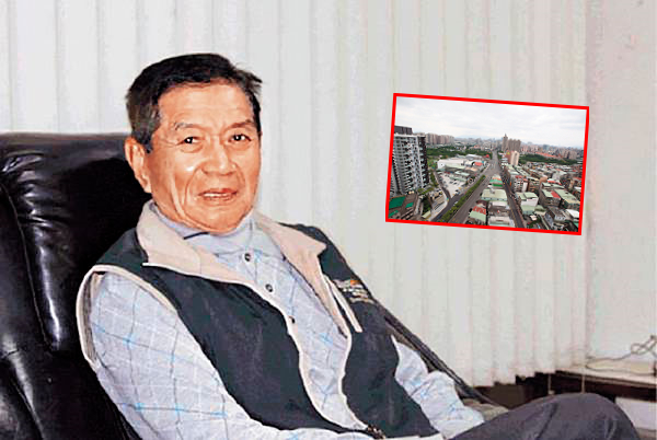 擁有新北市上百筆土地的蔡城，生前被稱為「三重地產王」，身家逾百億元。（翻攝畫面）