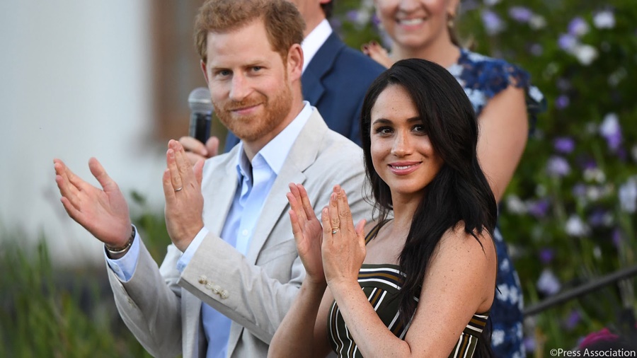 哈利和梅根有意搬到非洲，遠離英國皇室生活。（翻攝自The Royal Family推特）