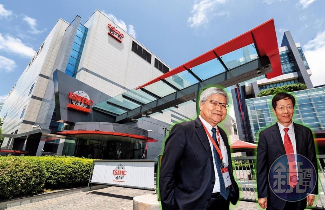 台積電先進製程技術領先全球，在董事長劉德音（左）及總裁魏哲家（右）帶領下，目前看不到競爭對手。