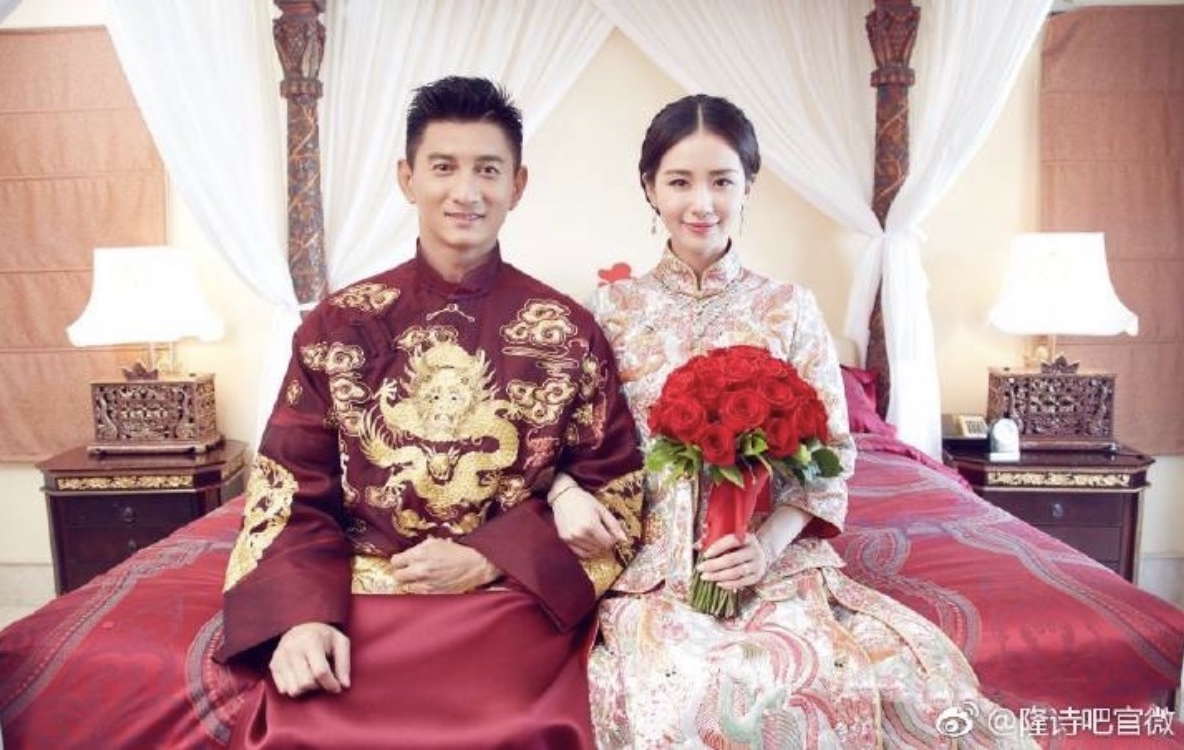 吳奇隆與劉詩詩在拍攝《步步驚心》後相戀結婚，但兒子卻被爆非吳奇隆親生。（翻攝微博）