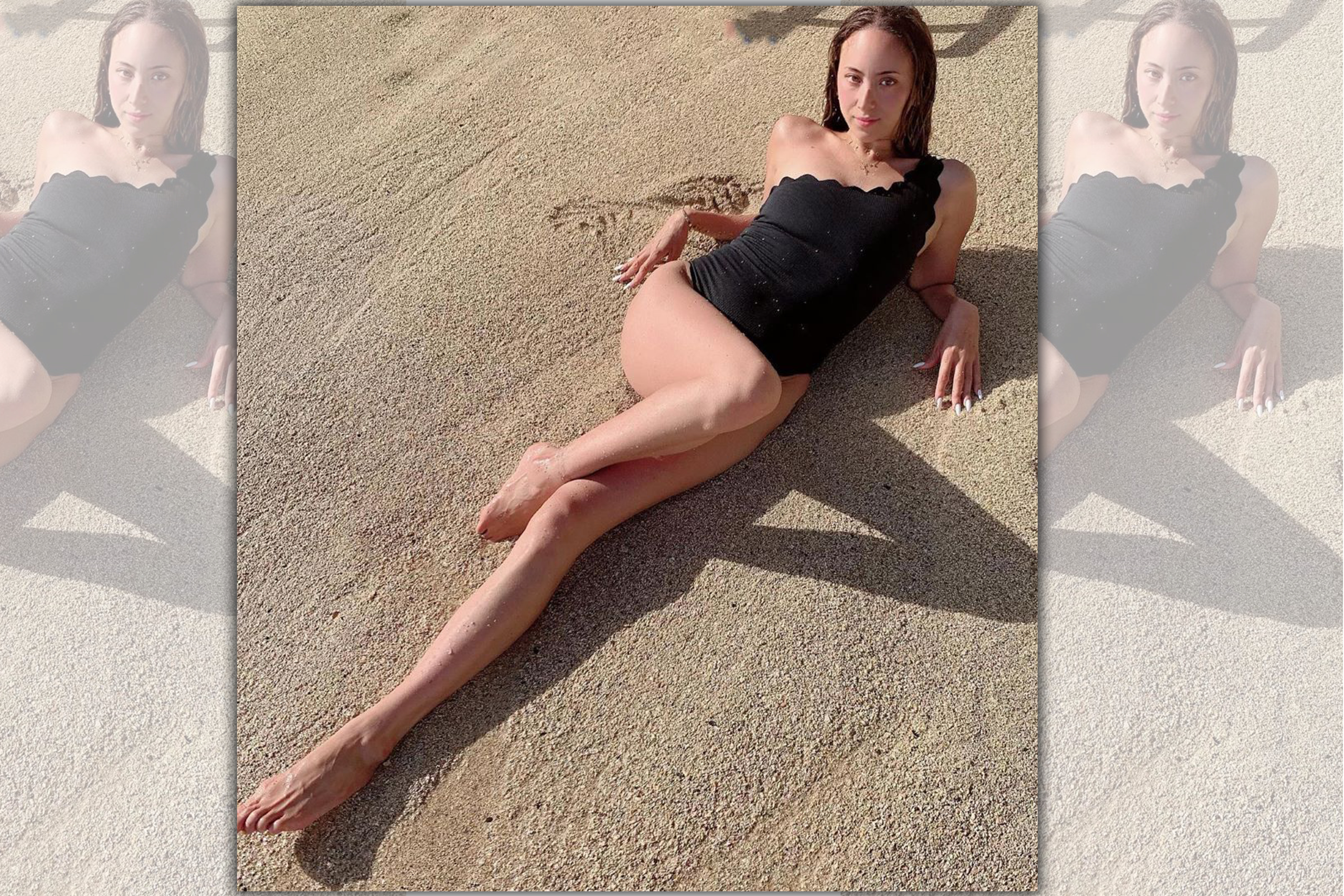 日本混血模特兒道端Angelica爆出因為私會舊愛，讓老公醋意大發威脅對方的暴力事件。（翻攝自道端Angelica IG）