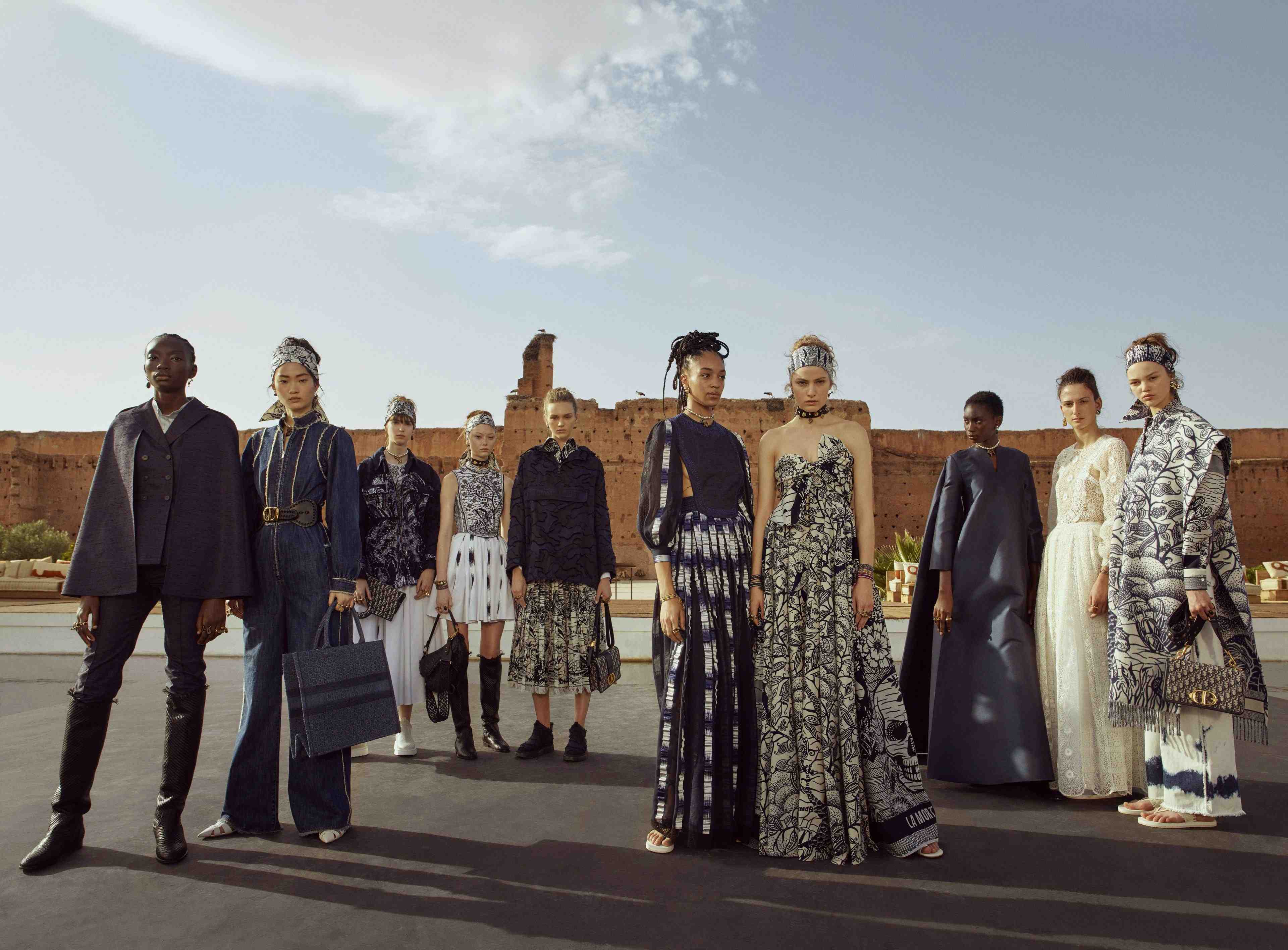 Dior 2020早春度假系列以「共通點」為出發點，強調不同文化之間的合作。（Dior提供）