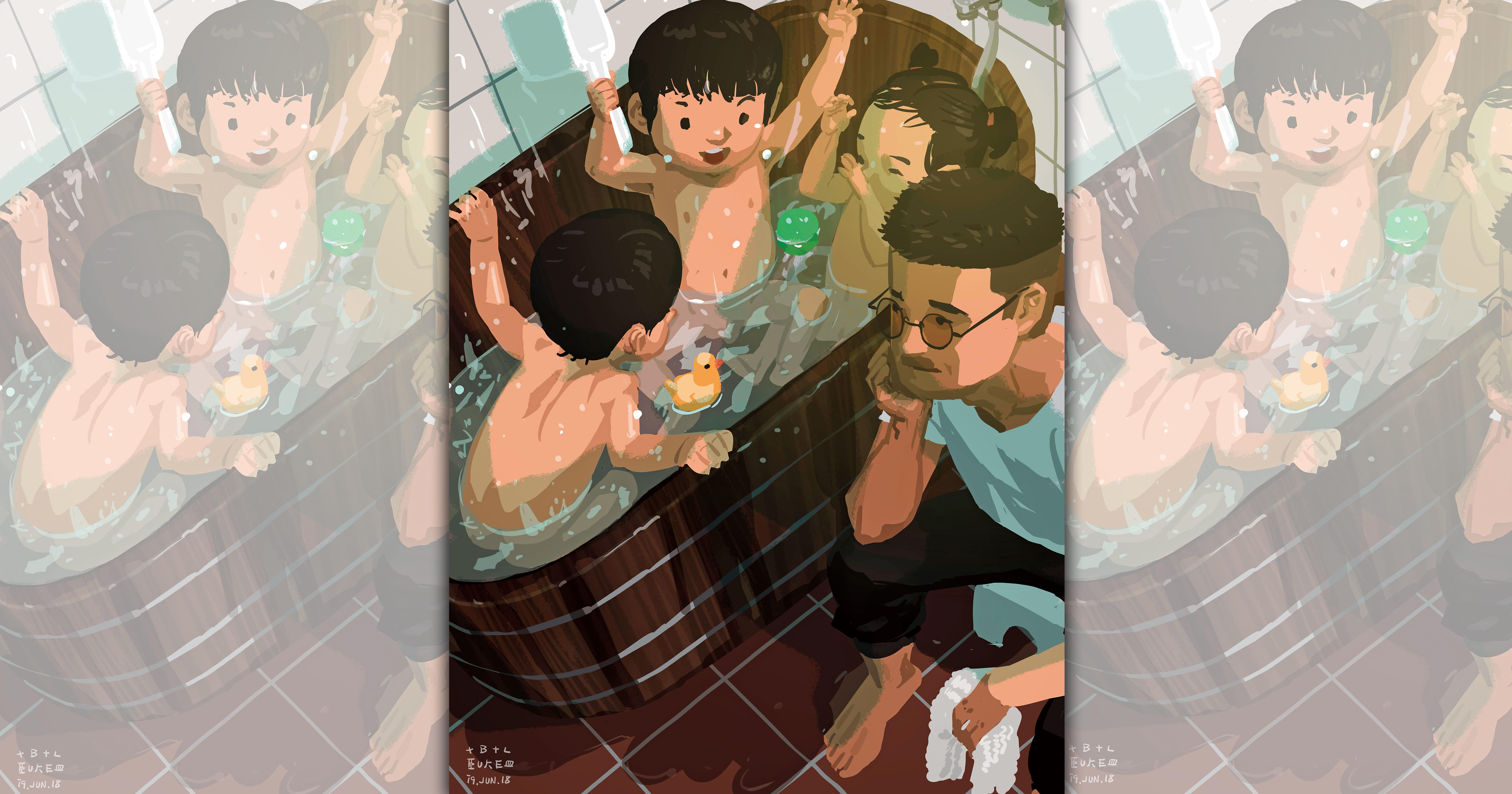 【單親爸爸週記】追著小孩跑的接力大隊