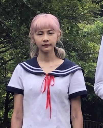 電音女團妮可醬團員Ching,胸前疑似激凸。(滾石電音提供)