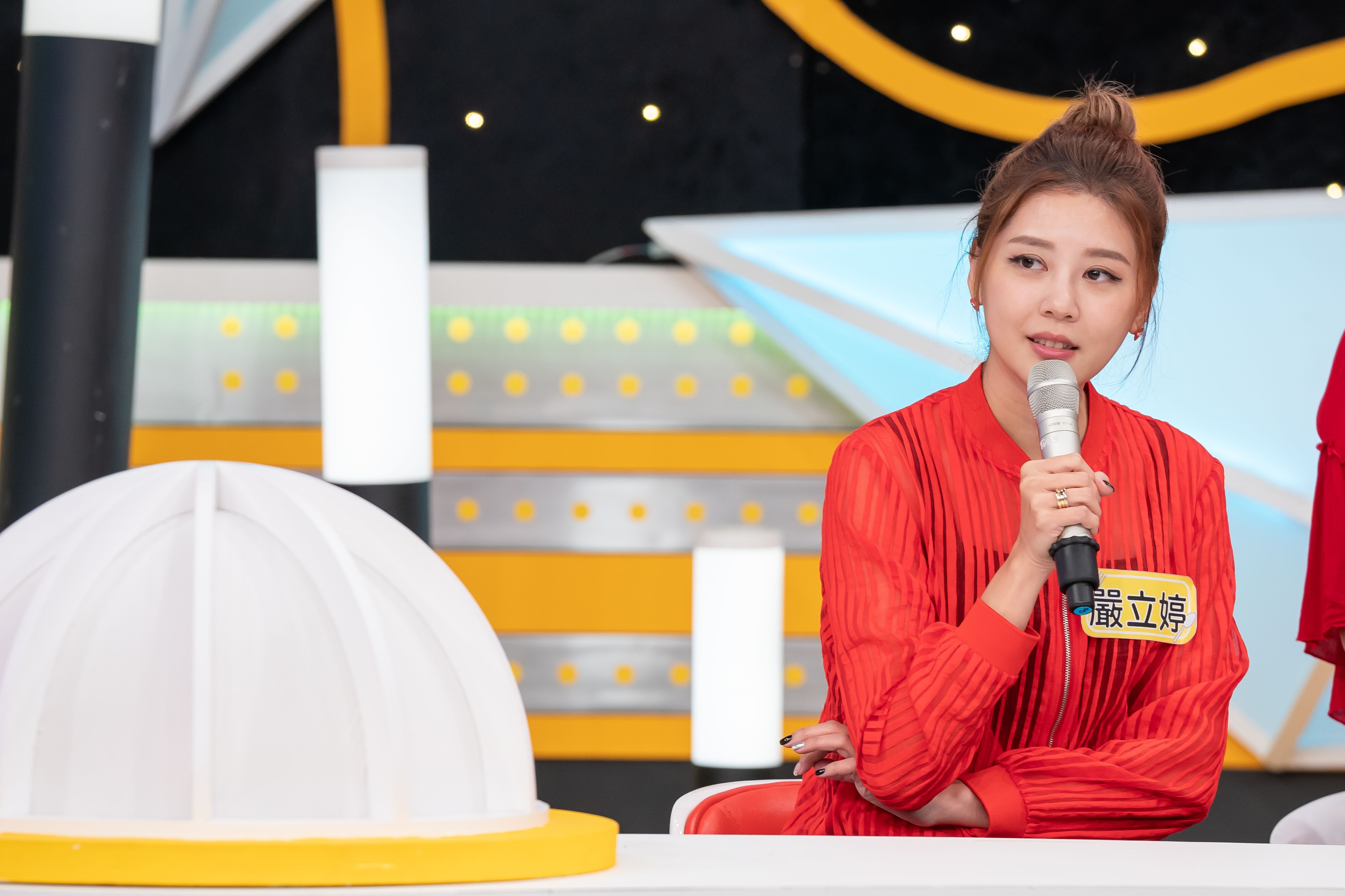 嚴立婷放閃表示老公張智峰每晚還花一小時幫她按摩。（TVBS提供）