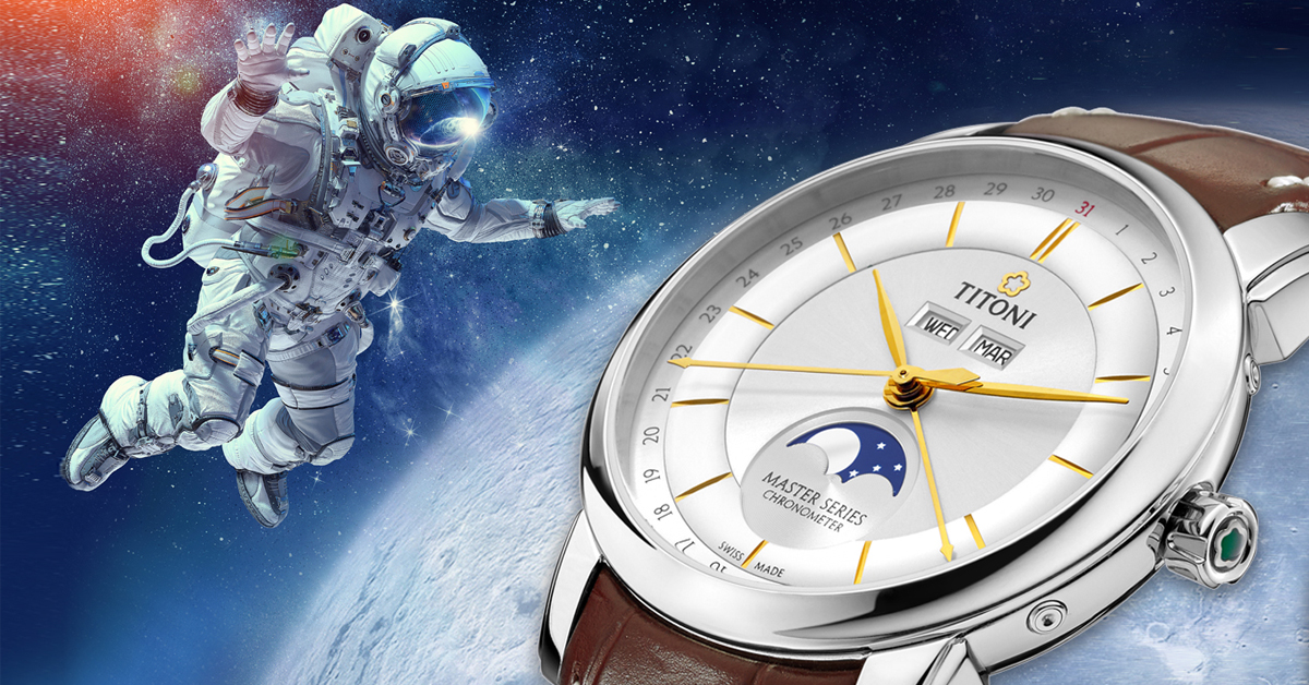 阿姆斯壯走出人類一大步,TITONI走出機械錶的百年經典傳奇。