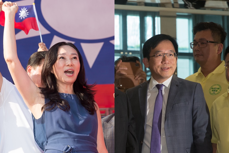 韓國瑜的妻子李佳芬暗指扁家貪汙，引發陳致中不滿隔空對嗆。