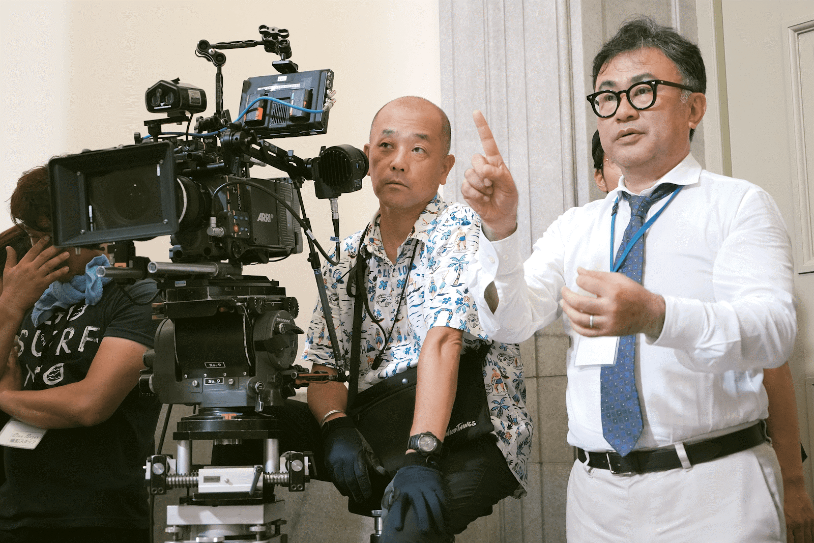 三谷幸喜（右）至今執導的8部電影全都由他自編自導。（傳影互動提供）