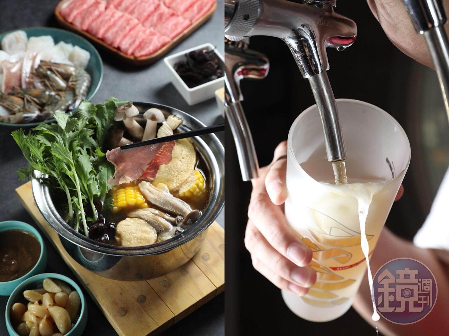 在「肉大人 Mr. Meat 肉舖火鍋」吃火鍋，現在不但可以酒肉同桌，還可以加點麻辣燙，下酒菜這麼多，不小心就混上整晚。