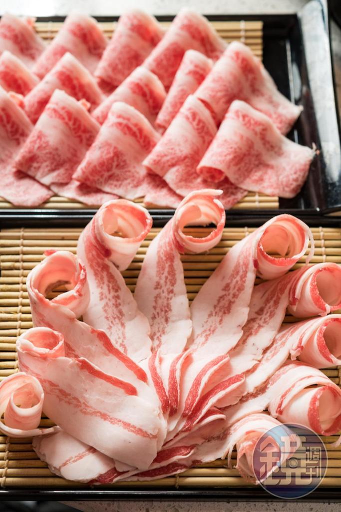 油脂夠肥的「西班牙伊比利豬五花肉」耐煮不柴。（400元／份）