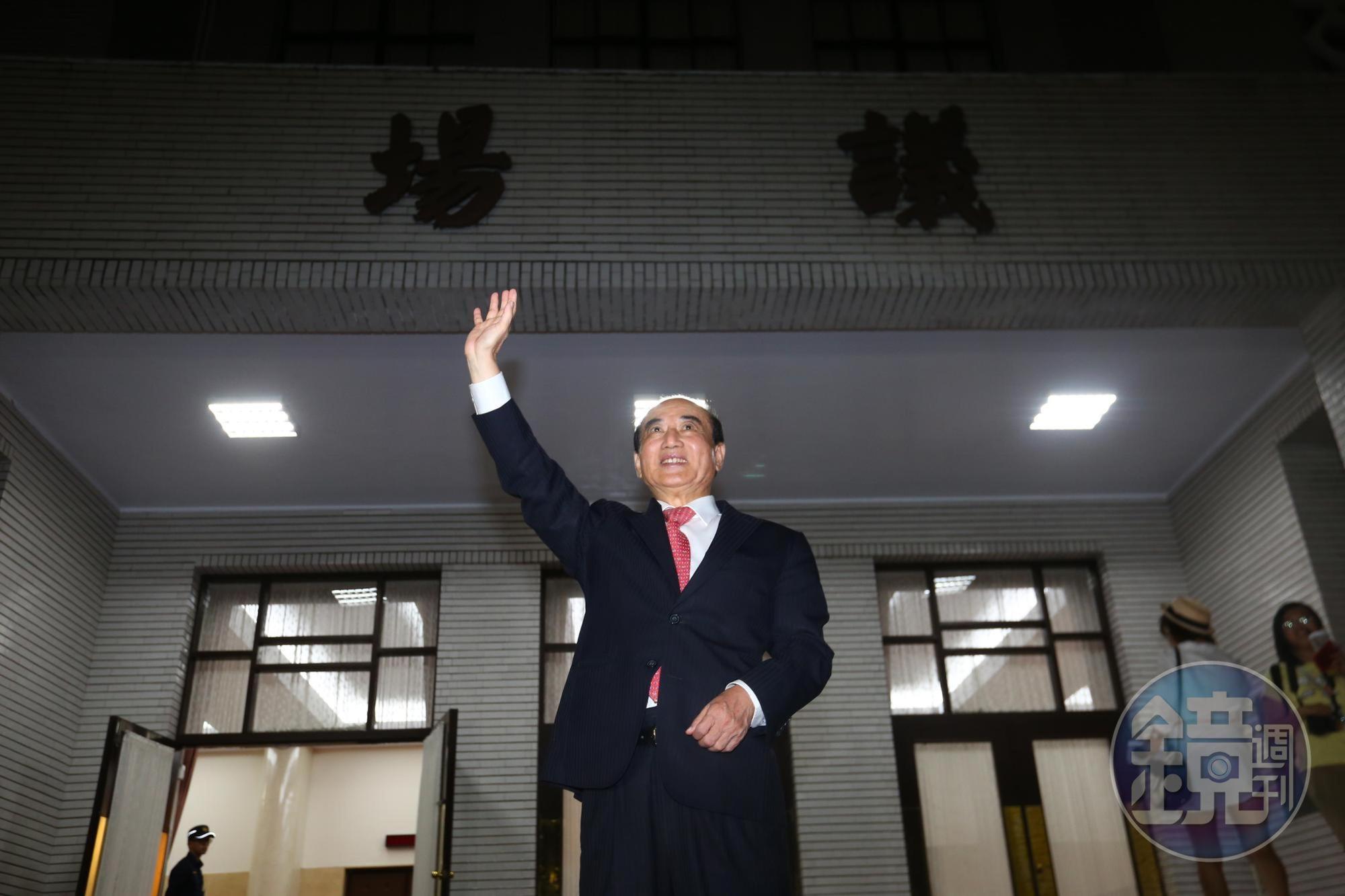 立法院前院長、國民黨立委王金平今發表演說，告別44年的立院生涯。