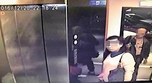 死者(左)遇害前一天,與凶手(右)一同投宿北投的溫泉旅館。(翻攝畫面)