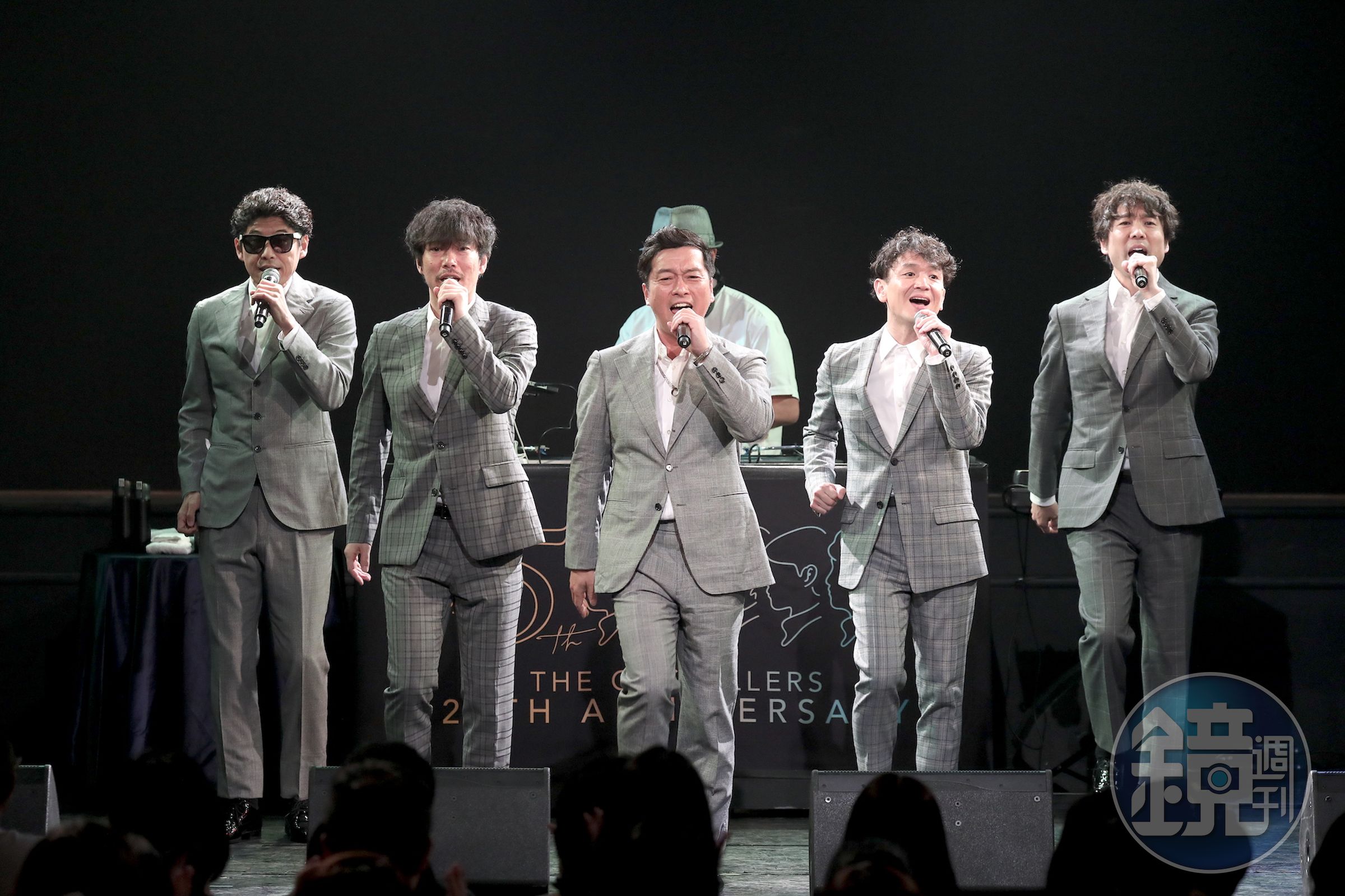 日本美聲團體聖堂教父慶祝出道25年在台舉辦演唱會。（雅慕斯娛樂提供）