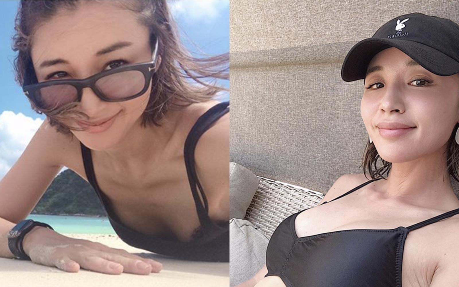 鈴木紗理奈最近爆出，曾在私下的喝酒場合「露奶」解衝突。（翻攝IG）