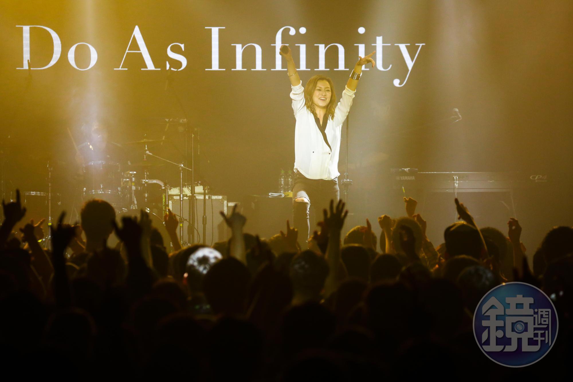 日本大無限樂團Do As Infinity連續3年在台舉辦演唱會。