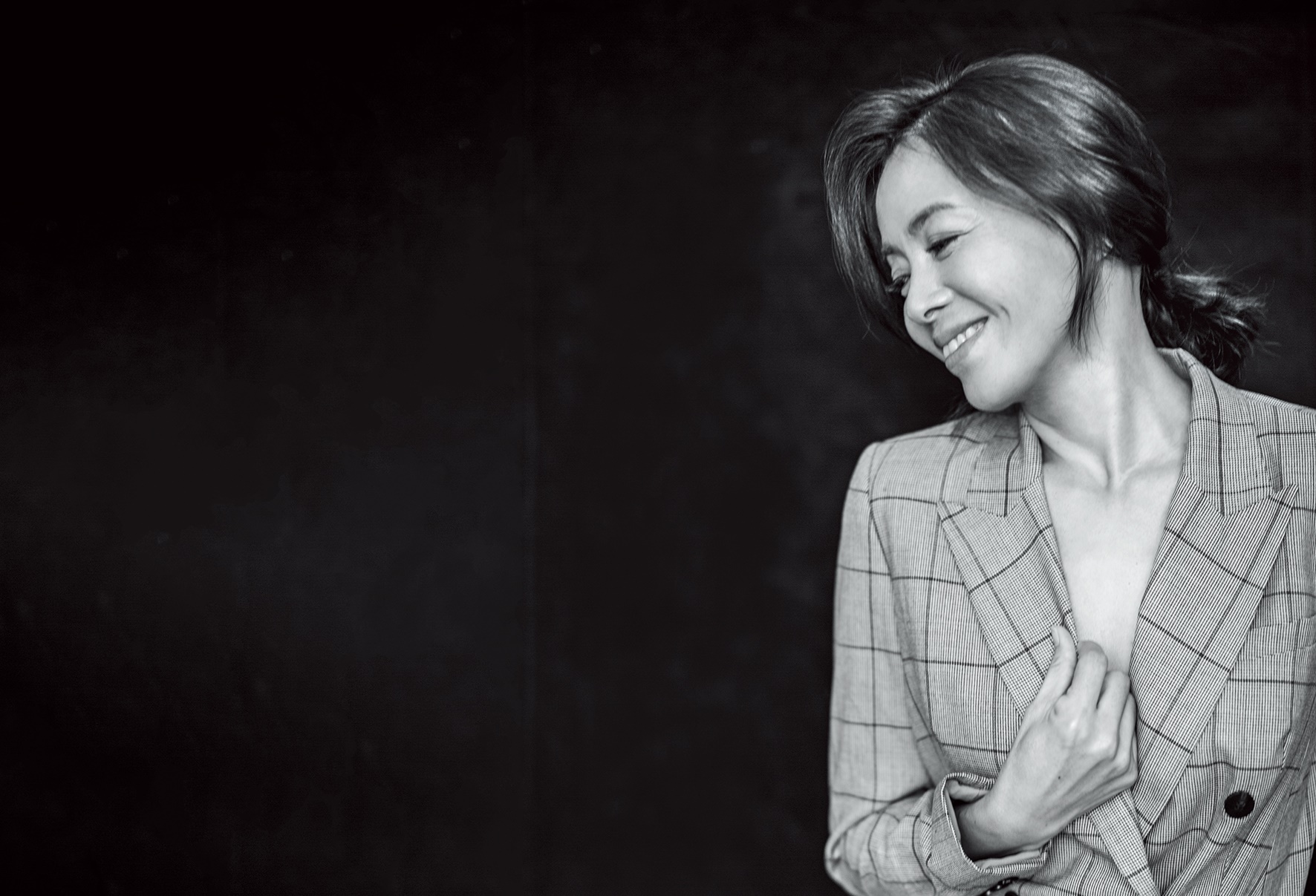 柯淑勤有敏感天真的那一面，因為怕受傷害，她因而用爽朗的外在包住了它。