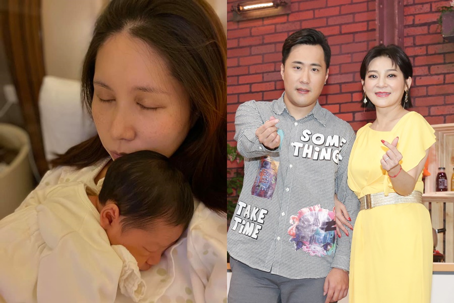 余祥銓今天到華視錄王彩樺新節目《女王當家》，談到余苑綺病情表示，化療後食慾恢復不少。（左圖翻攝自余苑綺臉書）