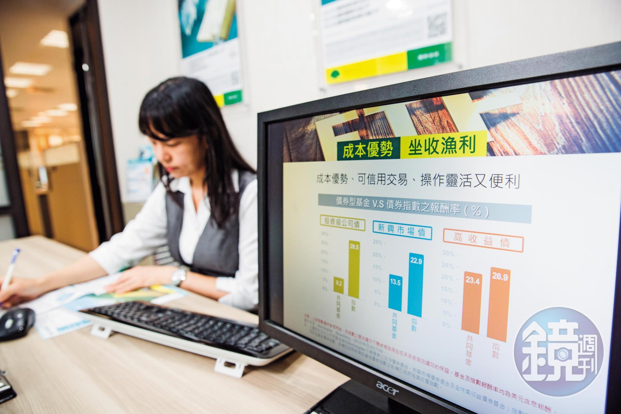 國內掛牌的債券ETF超過90檔，選擇時注意信用評等及到期年數，不用想得太複雜。