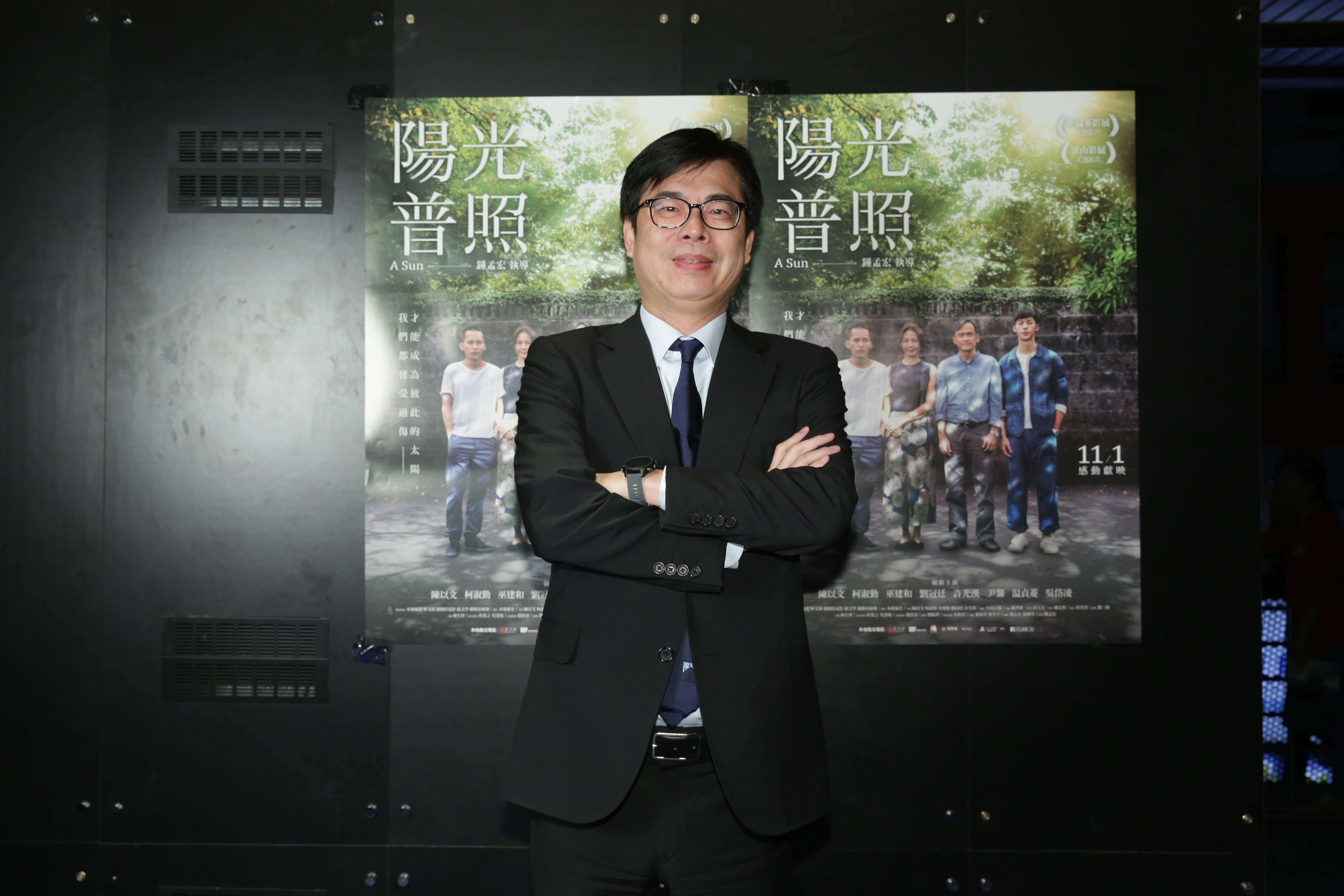 陳其邁也特別稱讚演員温貞菱在電影中的表現。