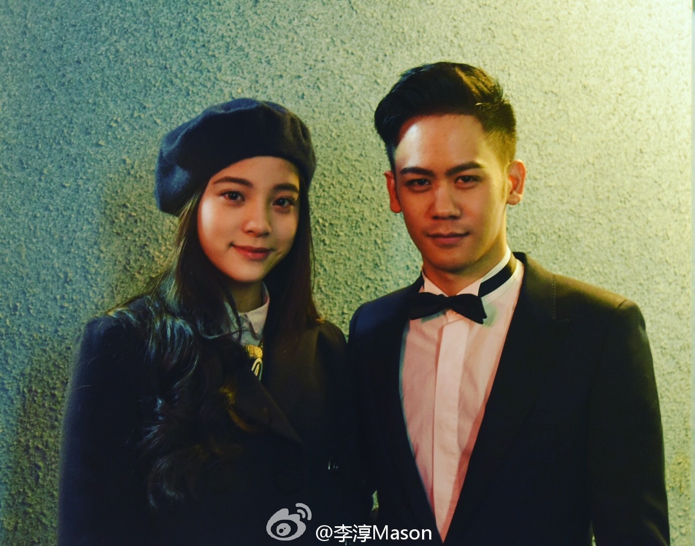 李淳3年前就在微博關注了歐陽娜娜,還發了她來看《比利.林恩的中場戰事》首映合照。(翻攝李淳微博)