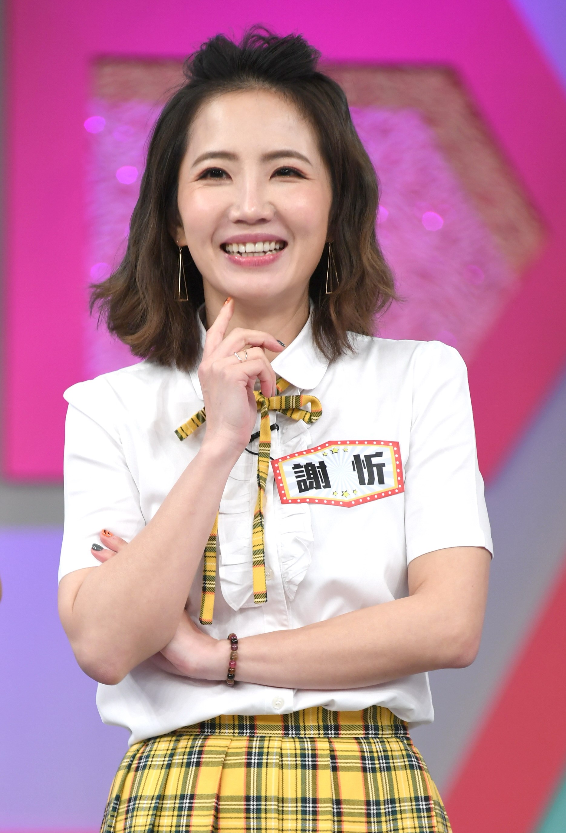 謝忻祝福阿翔一家能夠走出陰霾。（華視提供）