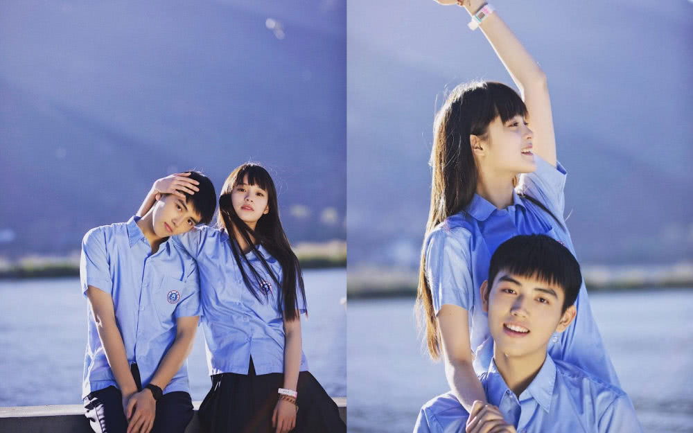 陳飛宇和歐陽娜娜合作《秘果》後，成為粉絲敲碗在一起的高顏值CP。（翻攝微博）