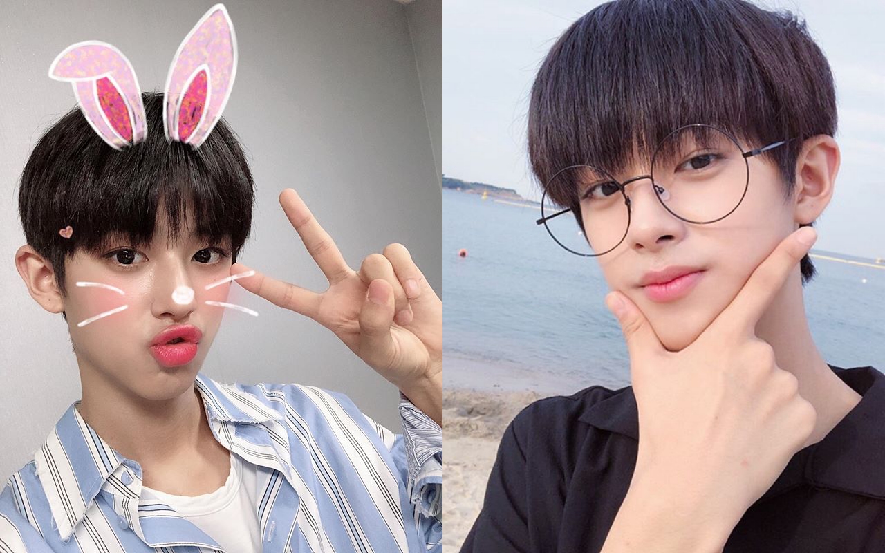 金旻奎在《PRODUCE X 101》有臉蛋天才稱號。(翻攝自金旻奎IG)