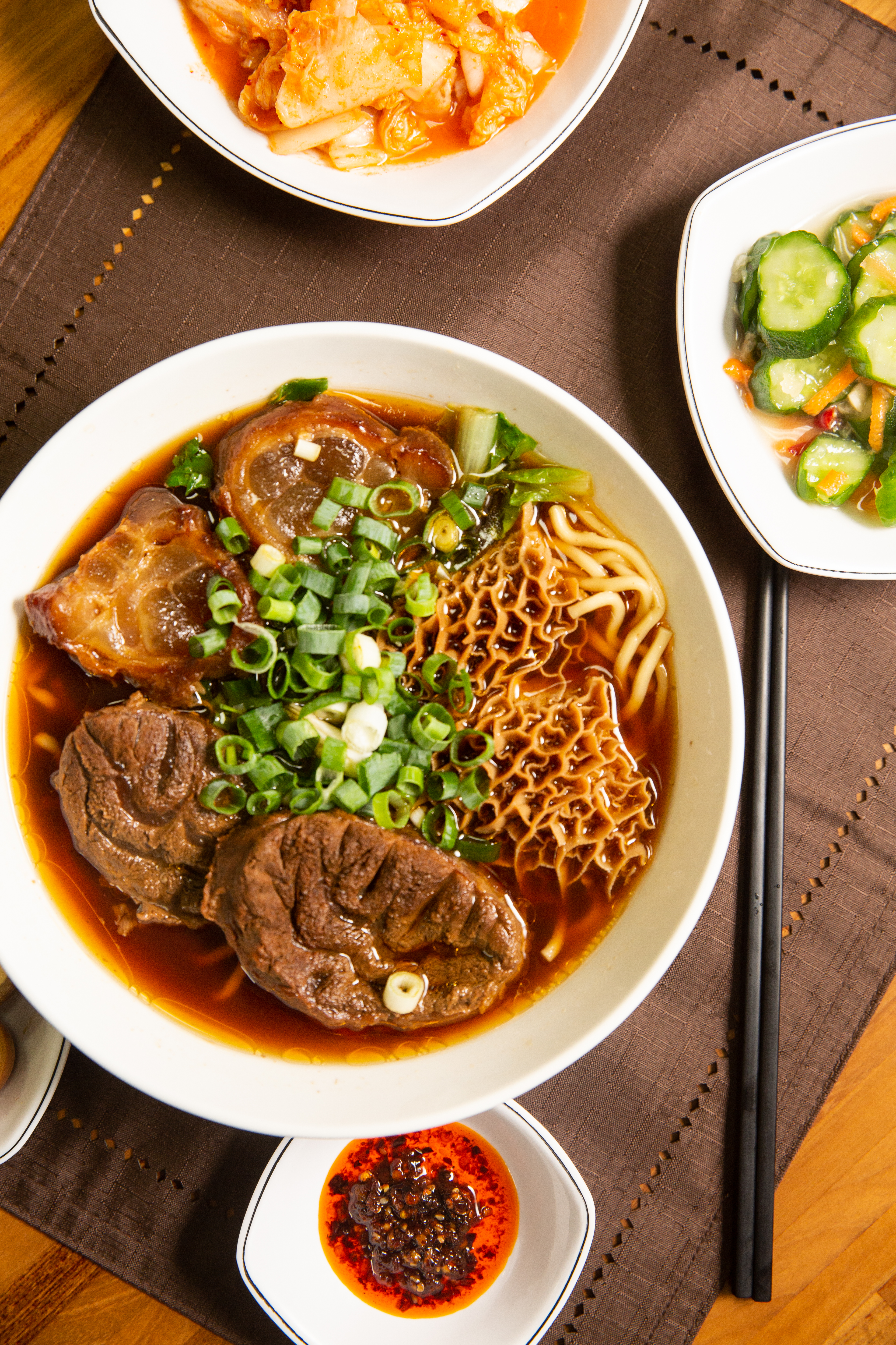 牛三寶是龍記尚品牛肉麵秒殺單品，開店半小時內必售罄。（260元／份）