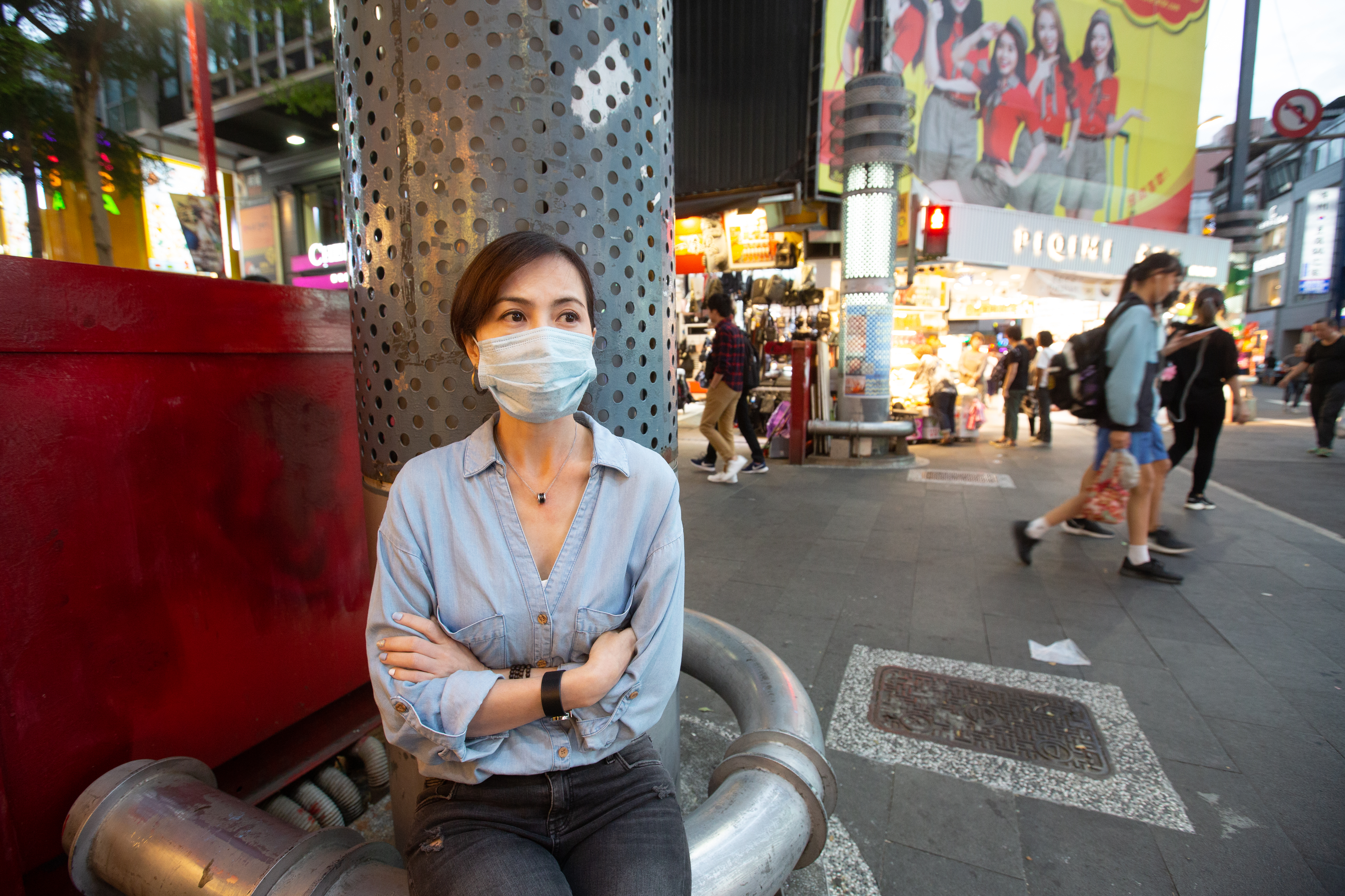 簡沛恩經常在西門店一待12小時，她坦言初期曾1天賣不到100杯，讓她有些沮喪。