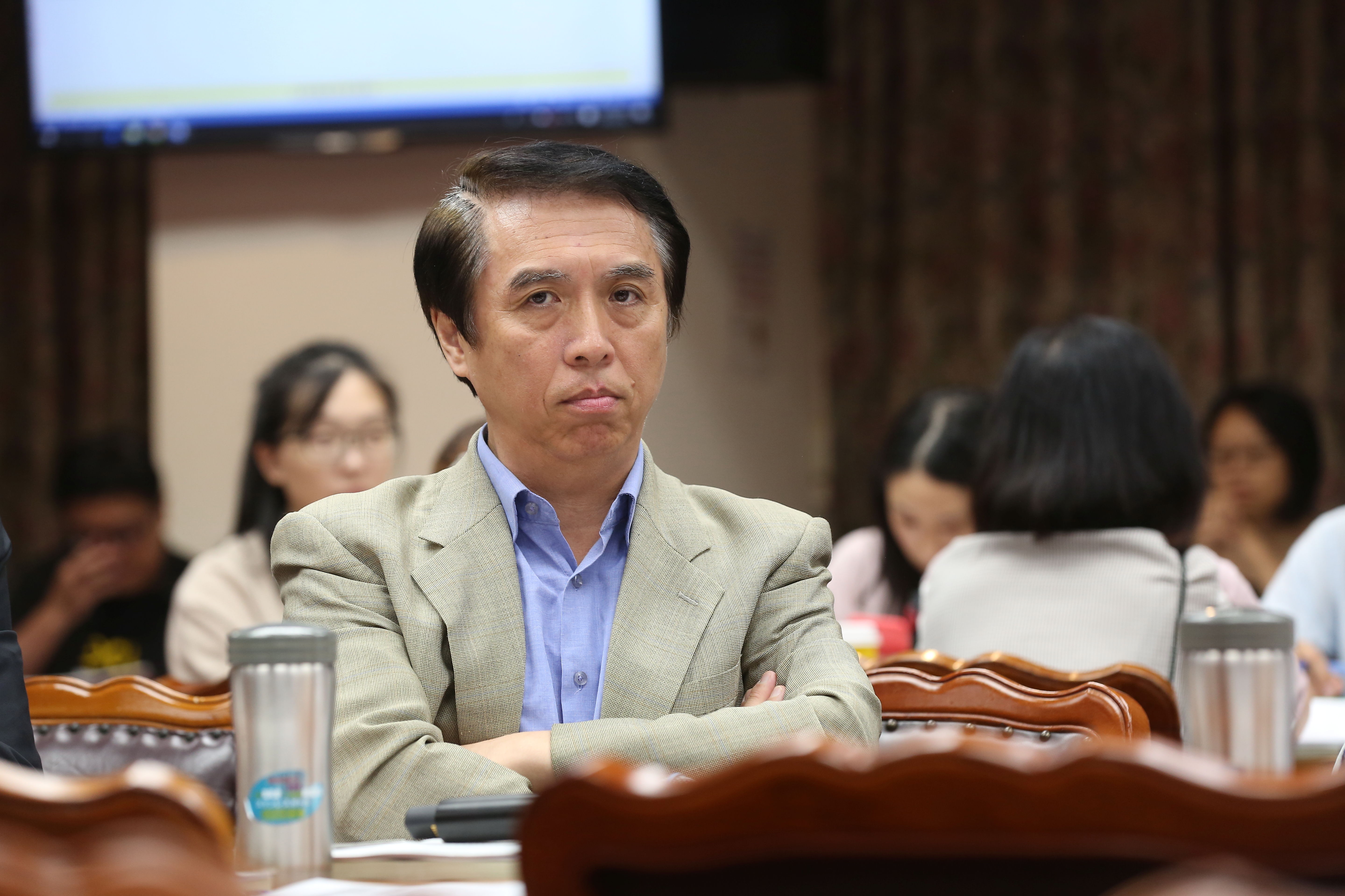 國民黨立委陳學聖今提出對蔡英文總統論文的檢舉。