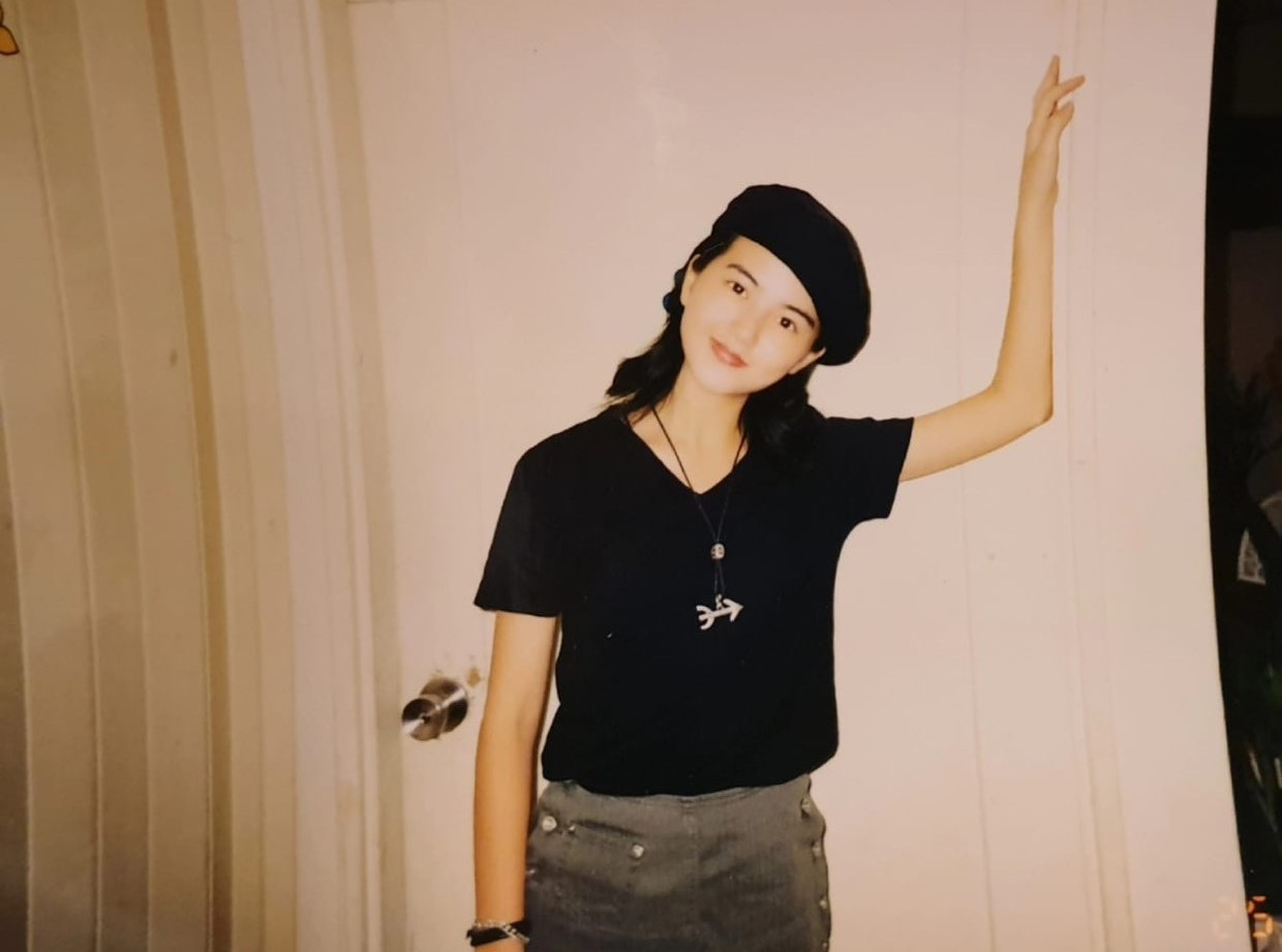 1995年，簡沛恩在錢櫃雜誌當服裝編輯，那是她人生第一份工作。（簡沛恩提供）