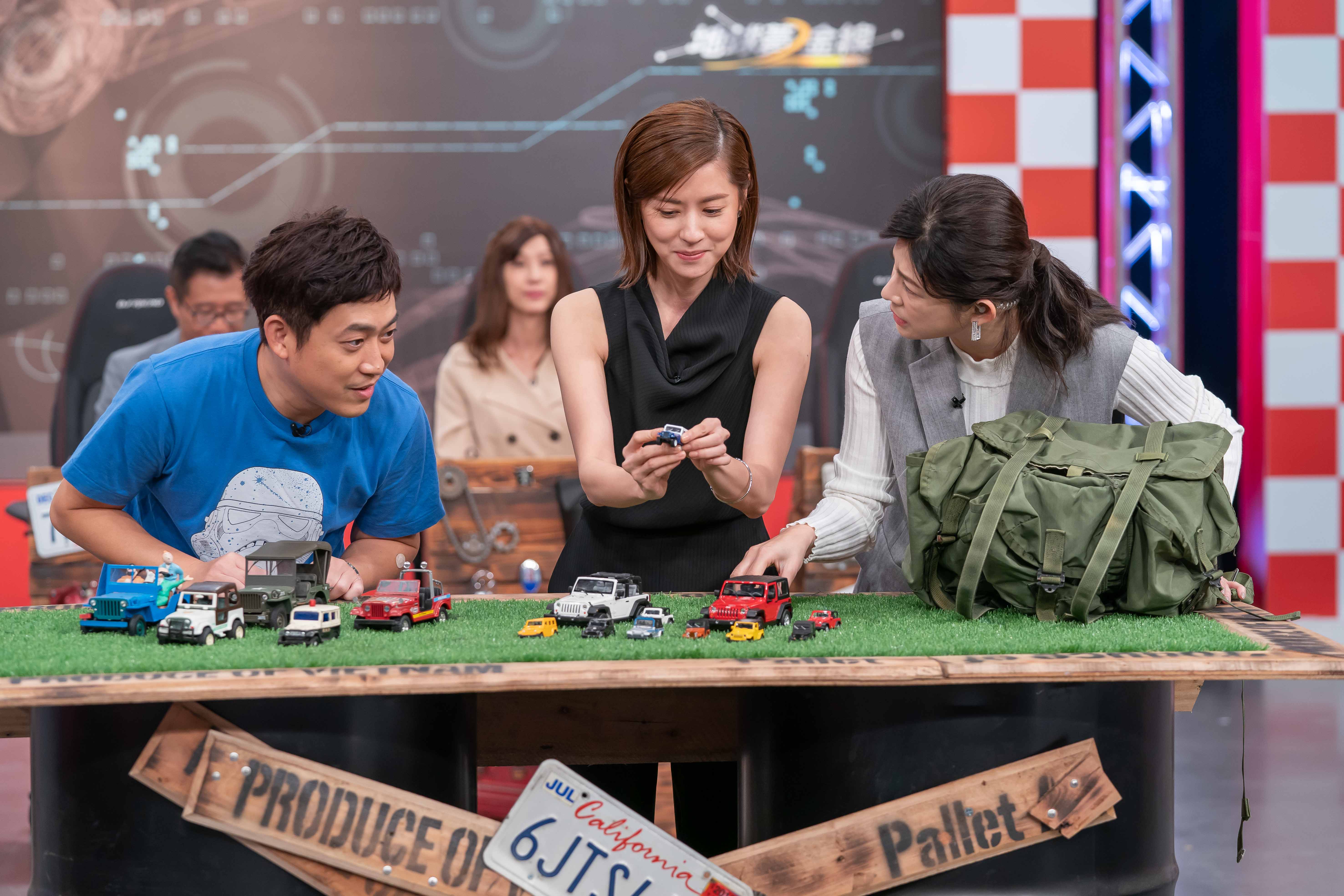 林予晞到TVBS《地球黃金線》跟大家分享小車換大車的經驗。（TVBS）