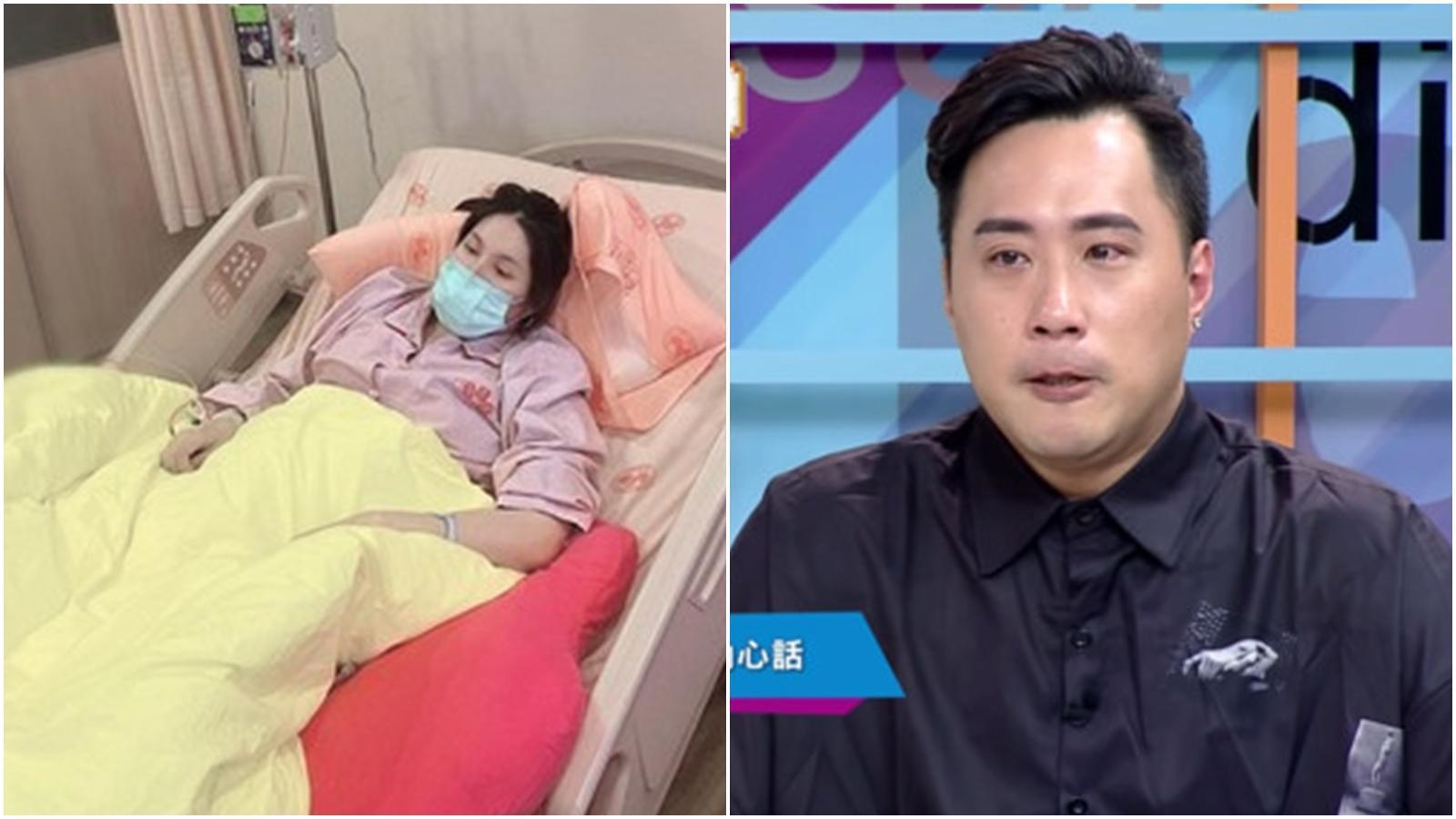 余祥銓透露余苑綺第一次罹癌做化療時指甲都發黑。(合成圖,翻攝自網路、余祥銓臉書)