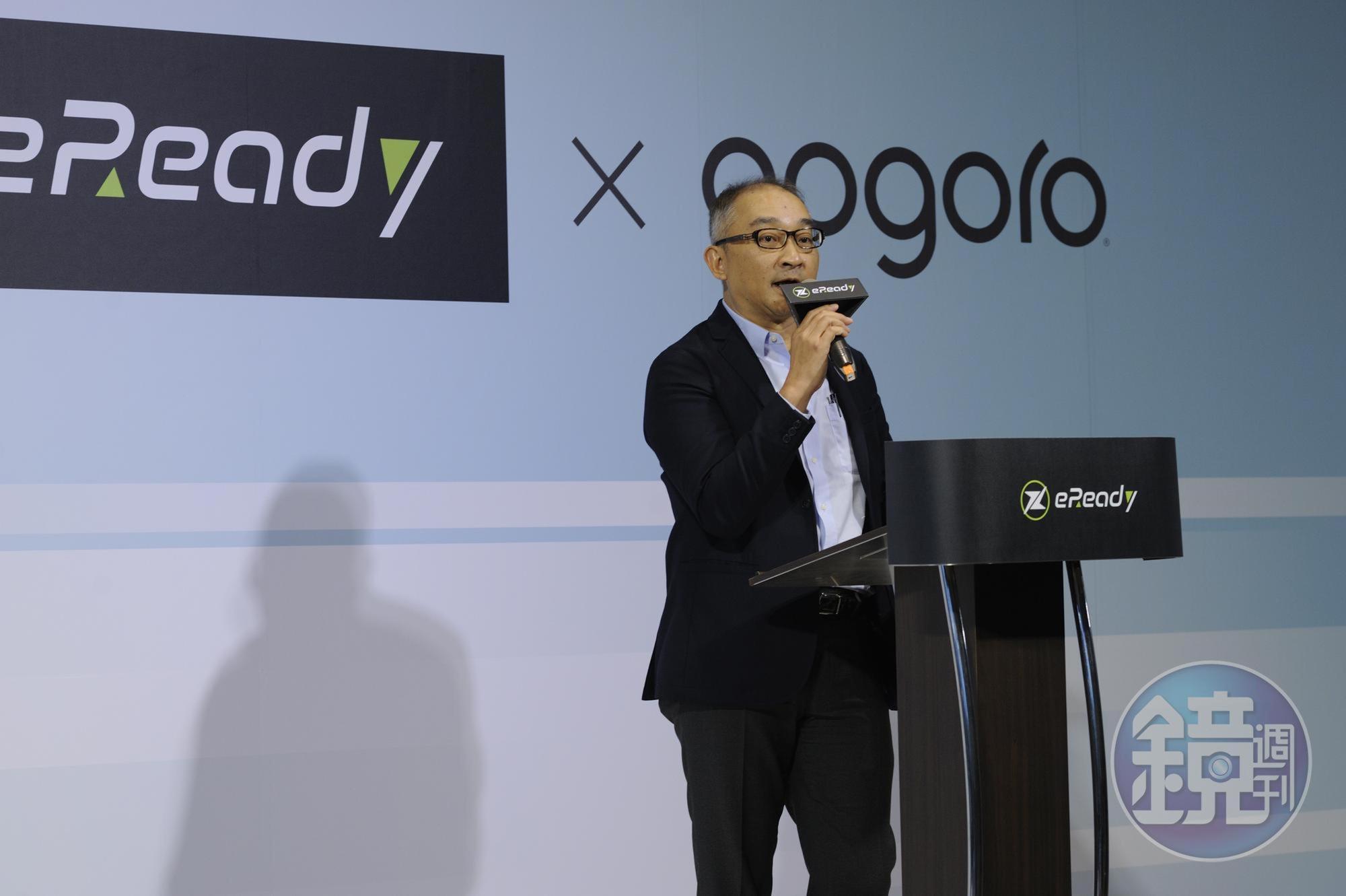 台鈴董事長黃教信在與Gogoro合作記者會上對外透露雙方合作的契機。