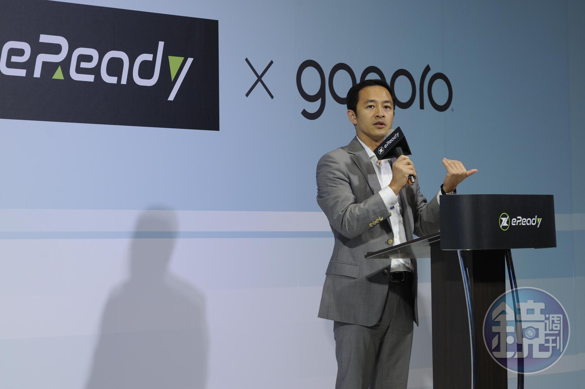 Gogoro Network總經理潘璟倫表示，Gogoro Network電池交換平台提供以電池交換為主、充電為輔的創新模式，帶動電動機車市場快速發展。