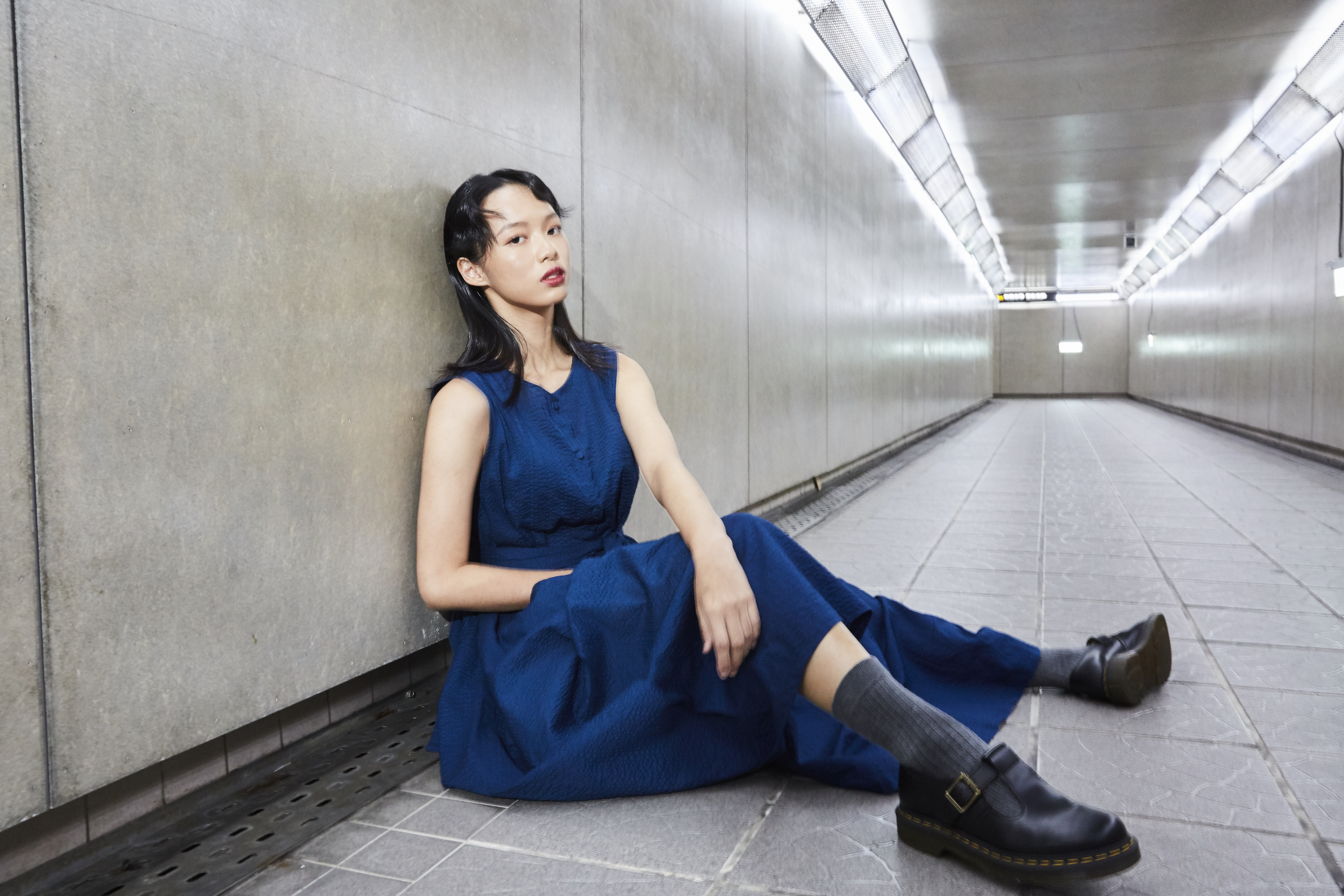 在時尚表演上，王渝屏很常以獨特妝容表情吸睛，和她的戲劇演出一樣，令人想多看幾眼。