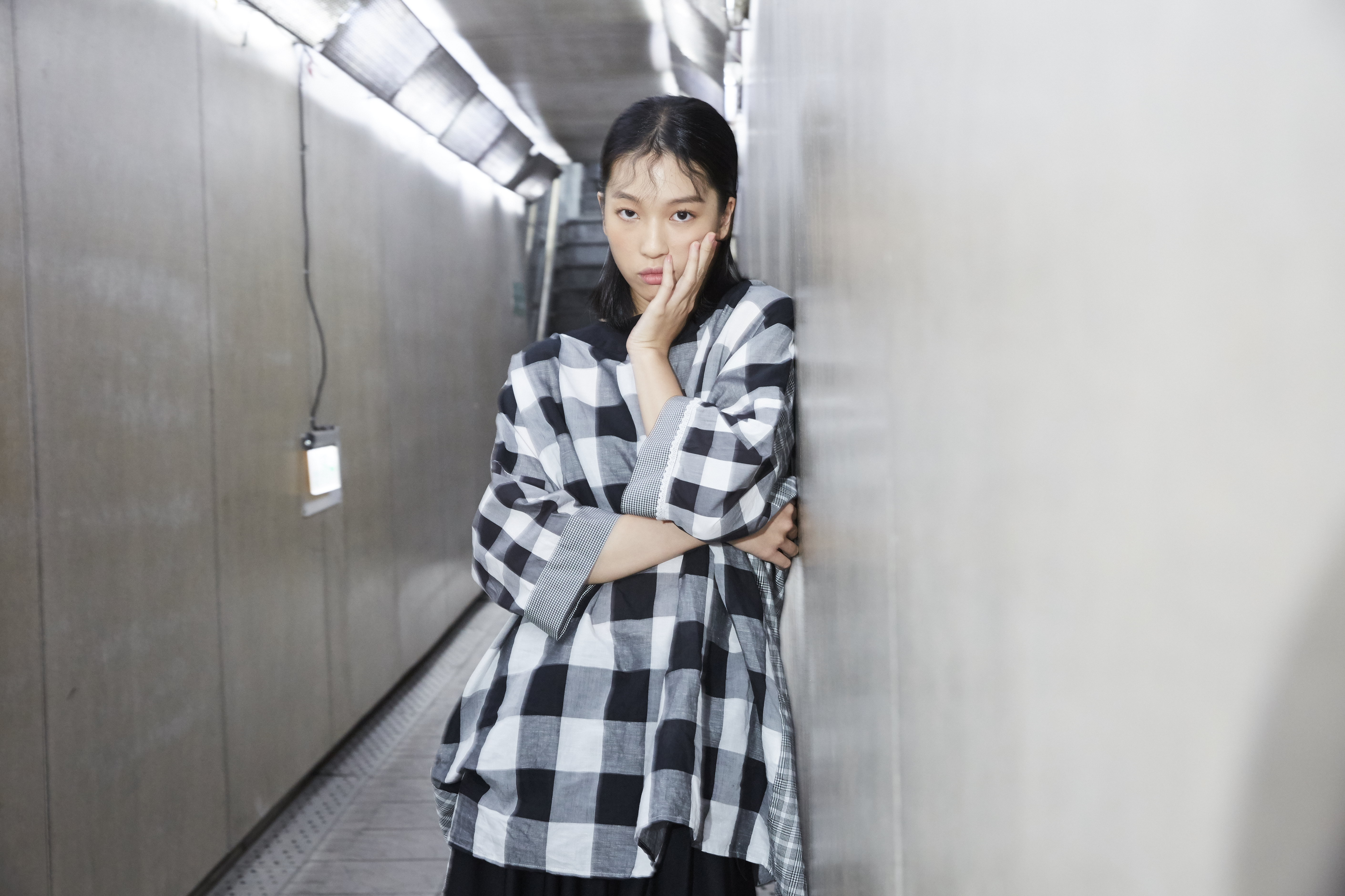 少年老成的王渝萱是處女座，感覺在理性中有著隨遇而安的優雅。