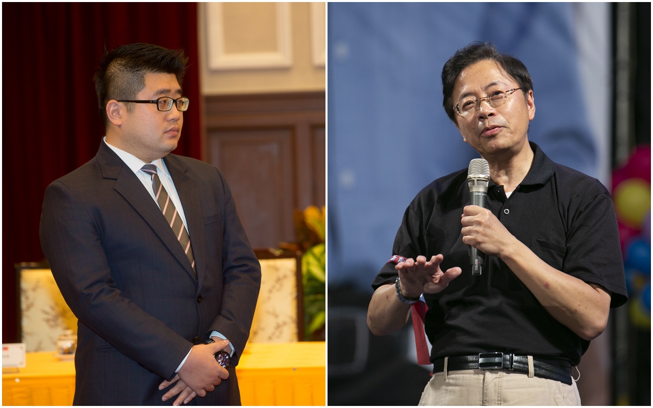 林鶴明（左）今日於臉書po文，痛批日前張善政（右）接受《中評社》專訪「嚴重失言」，不知人間疾苦。（本刊資料照）