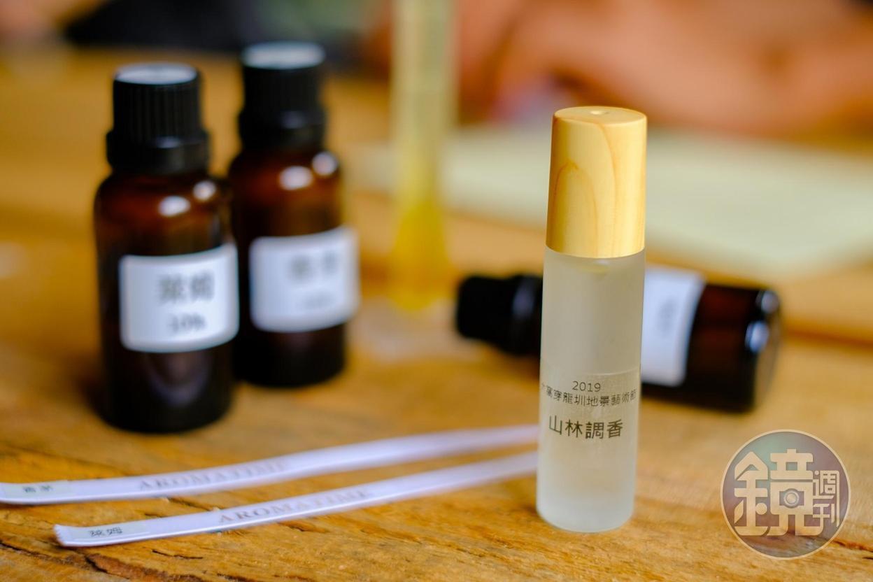 自製的滾珠精油，每個人有不同的味道。