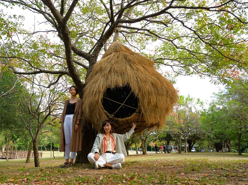 《稻之蛹》目前尚未完全完工，之後會打造出可供遊客入內的完整空間。