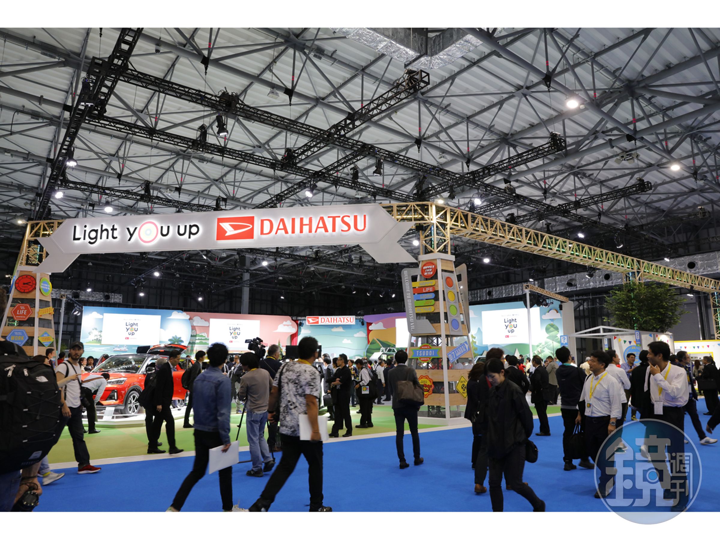 DAIHATSU展館充滿了Out Door風情。