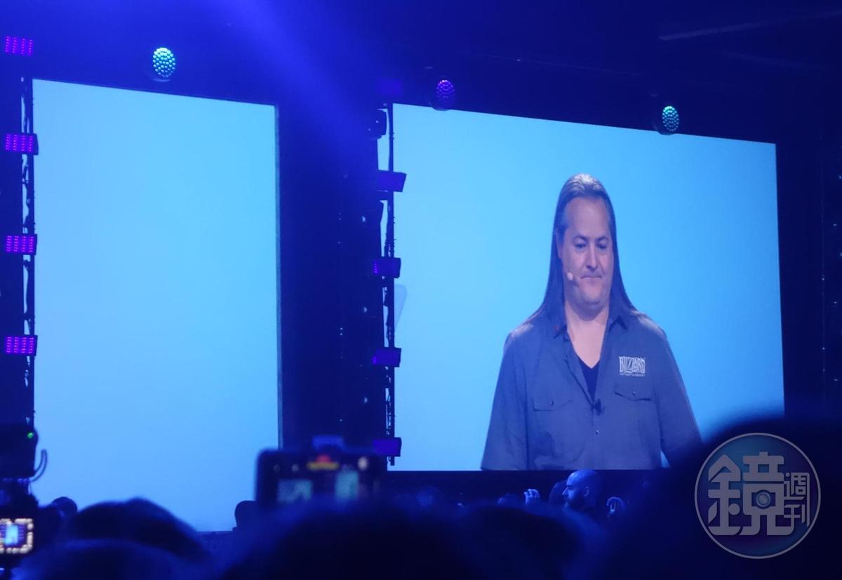 暴雪總裁J. Allen Brack於2019暴雪嘉年華開幕式時，針對「聰哥事件」道歉。