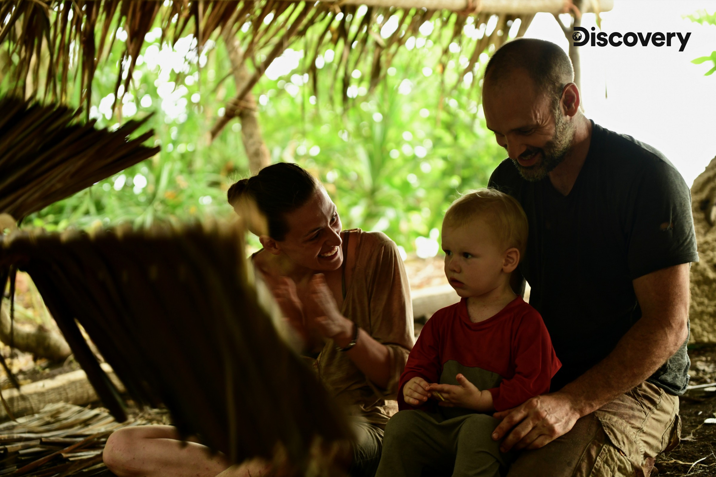 一家三口在無人島度過30天的野外求生，聽起來很浪漫，做起來一點都不容易。（Discovery頻道提供） 