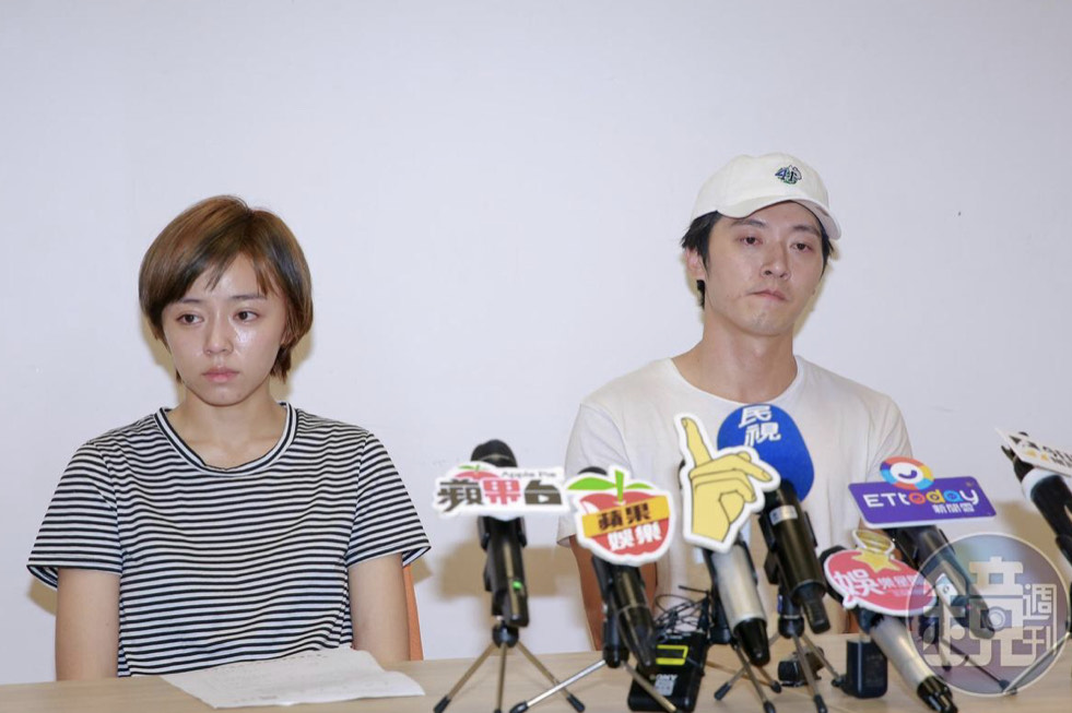 王瞳（左）遭馬俊麟（右）妻提告侵犯配偶權案今日開庭。